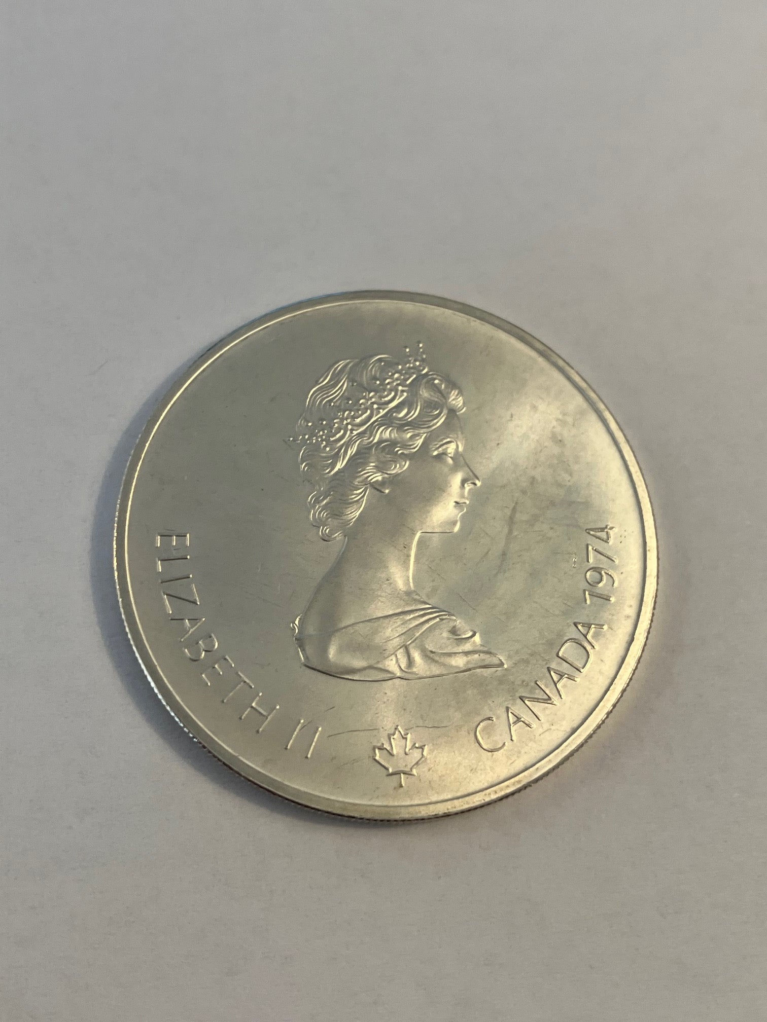 5 Dollars - Elizabeth II Rowing Canada 1974