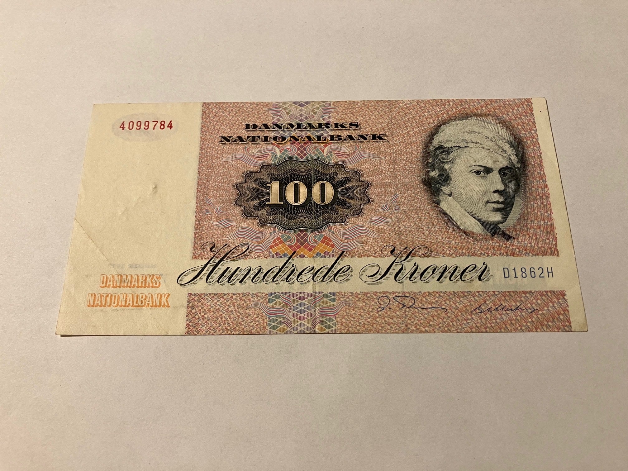 100 Kroner D1 1986