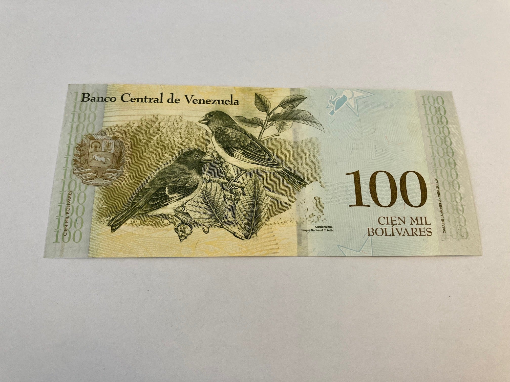 100 Bolivares Venezuela