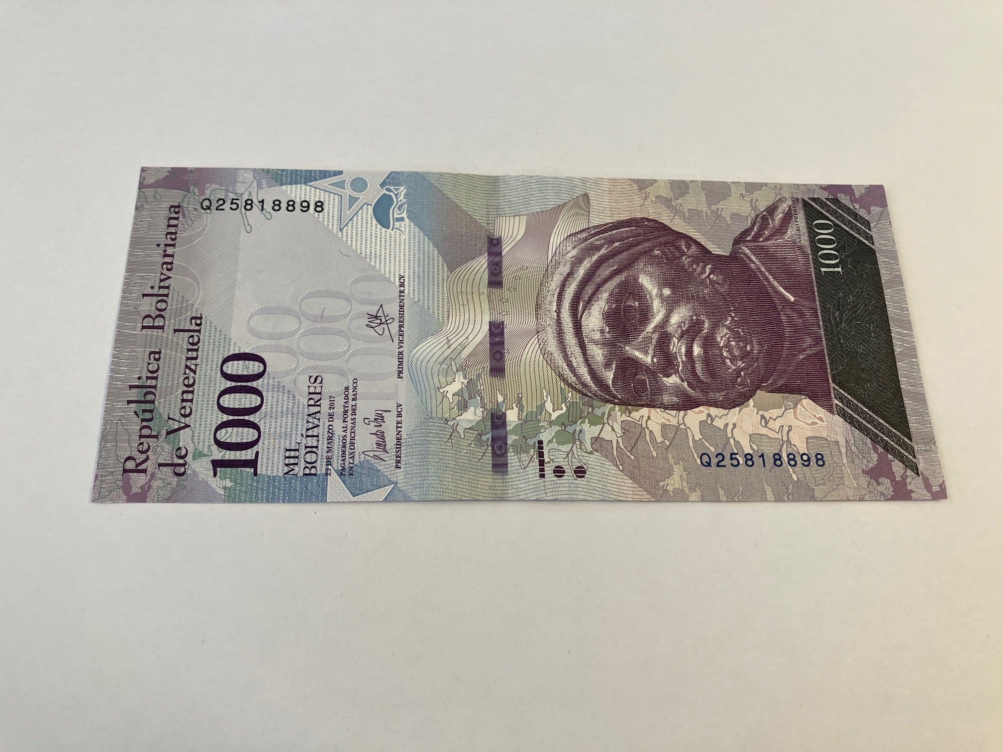 1000 Bolivares Venezuela