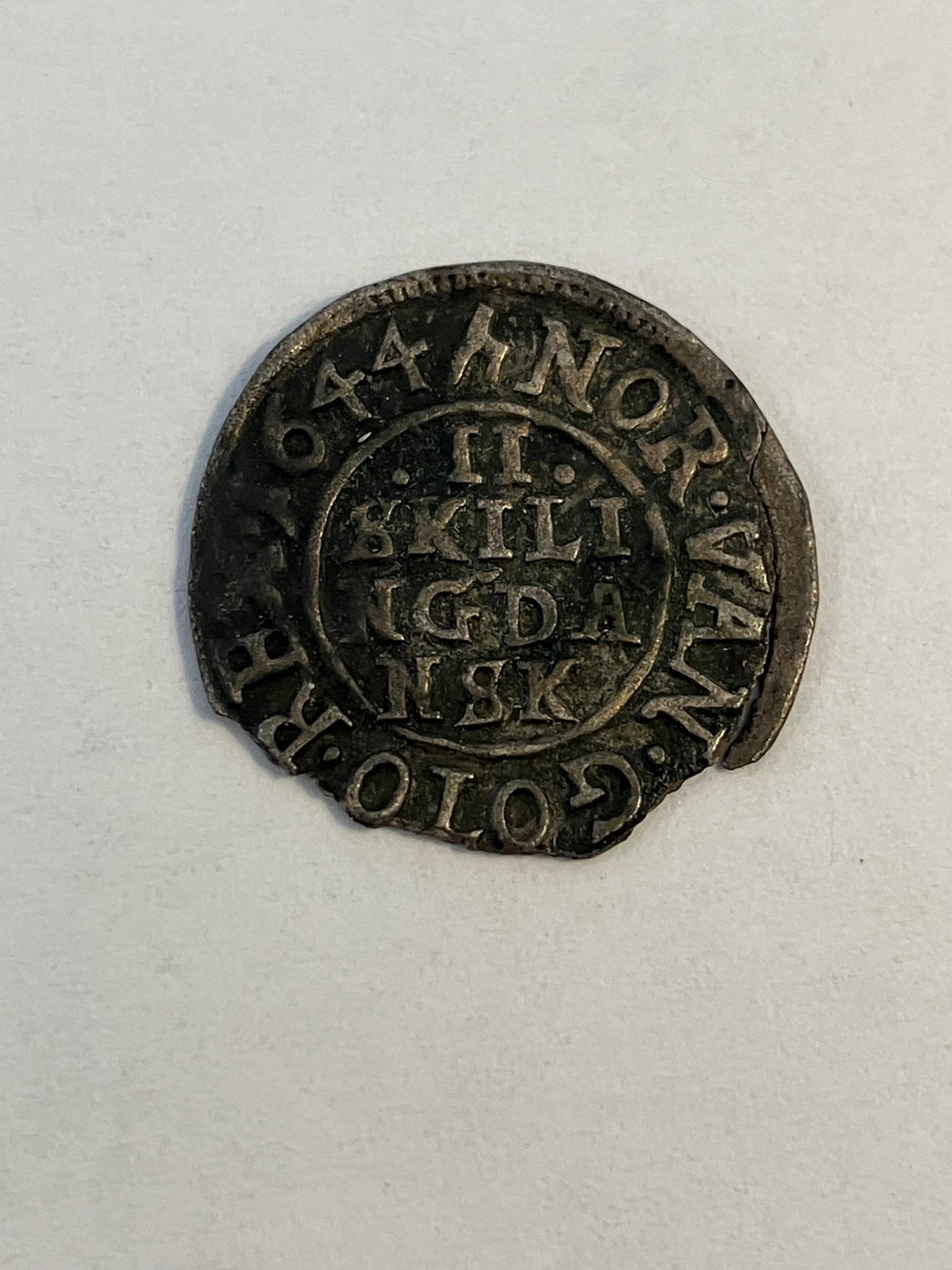 2 Skilling 1644 Danmark