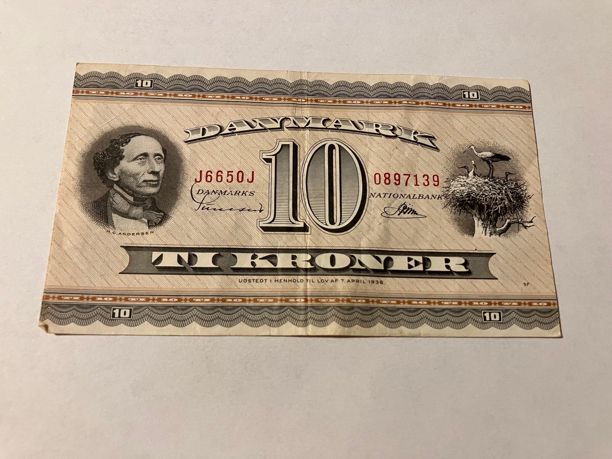 10 Kroner J6 1965 0J