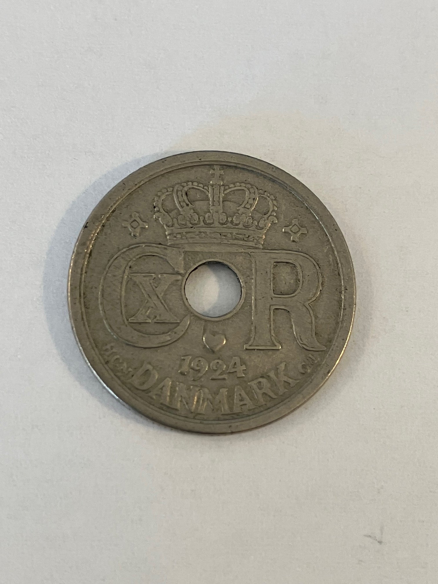 25 Øre 1924 Danmark