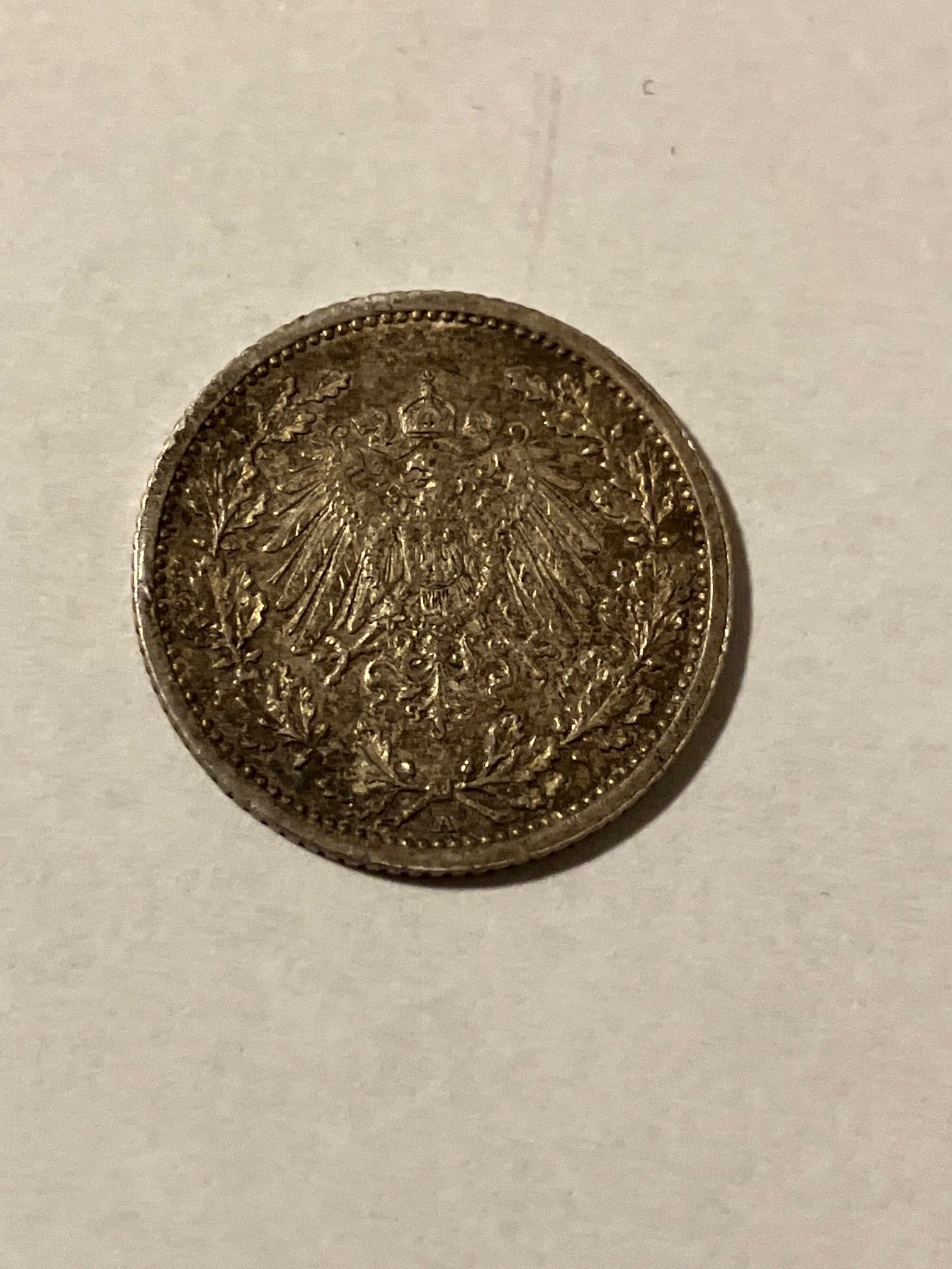 1/2 Mark 1908 Germany