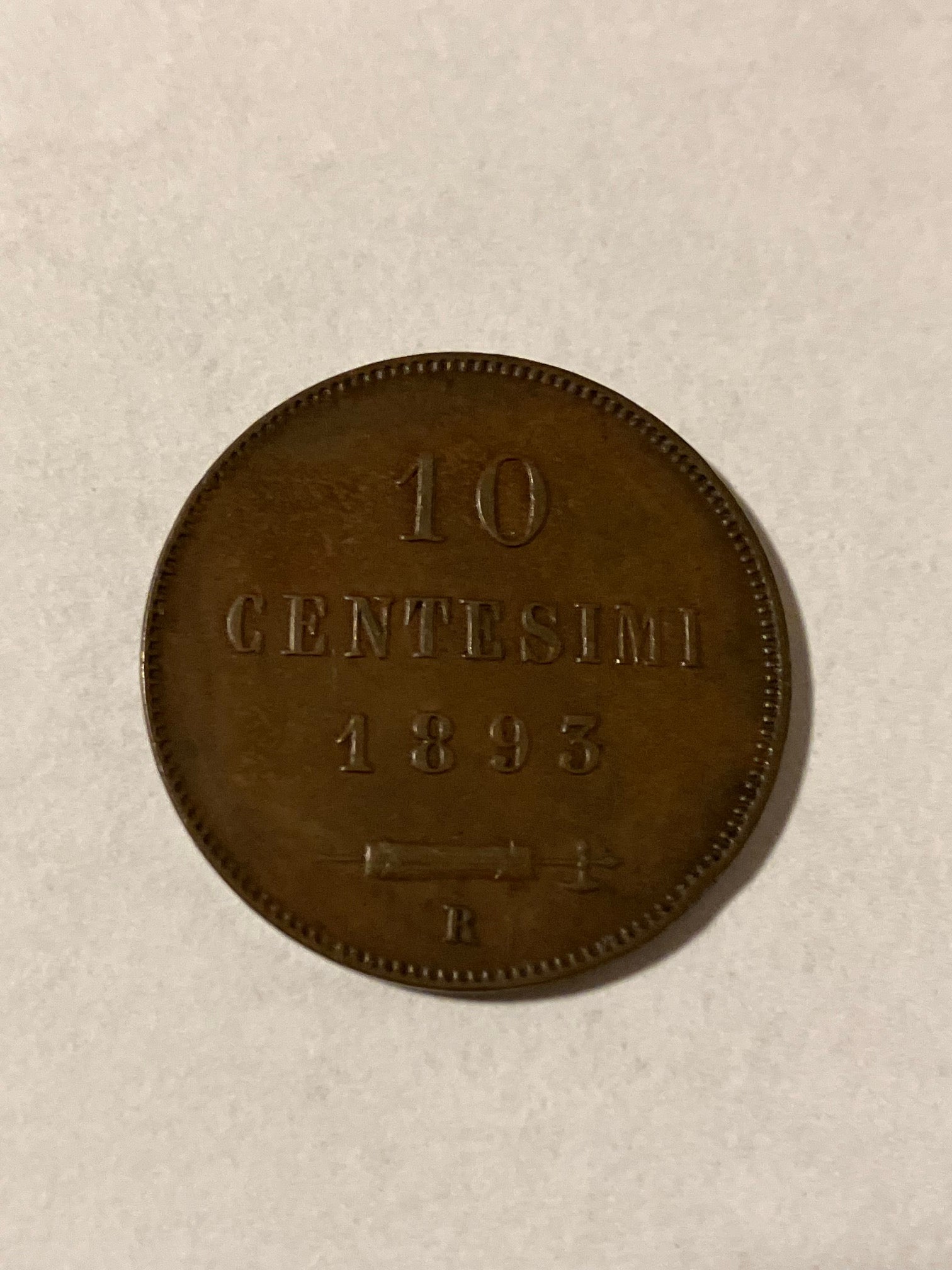 10 Centesimi 1893 San Marino
