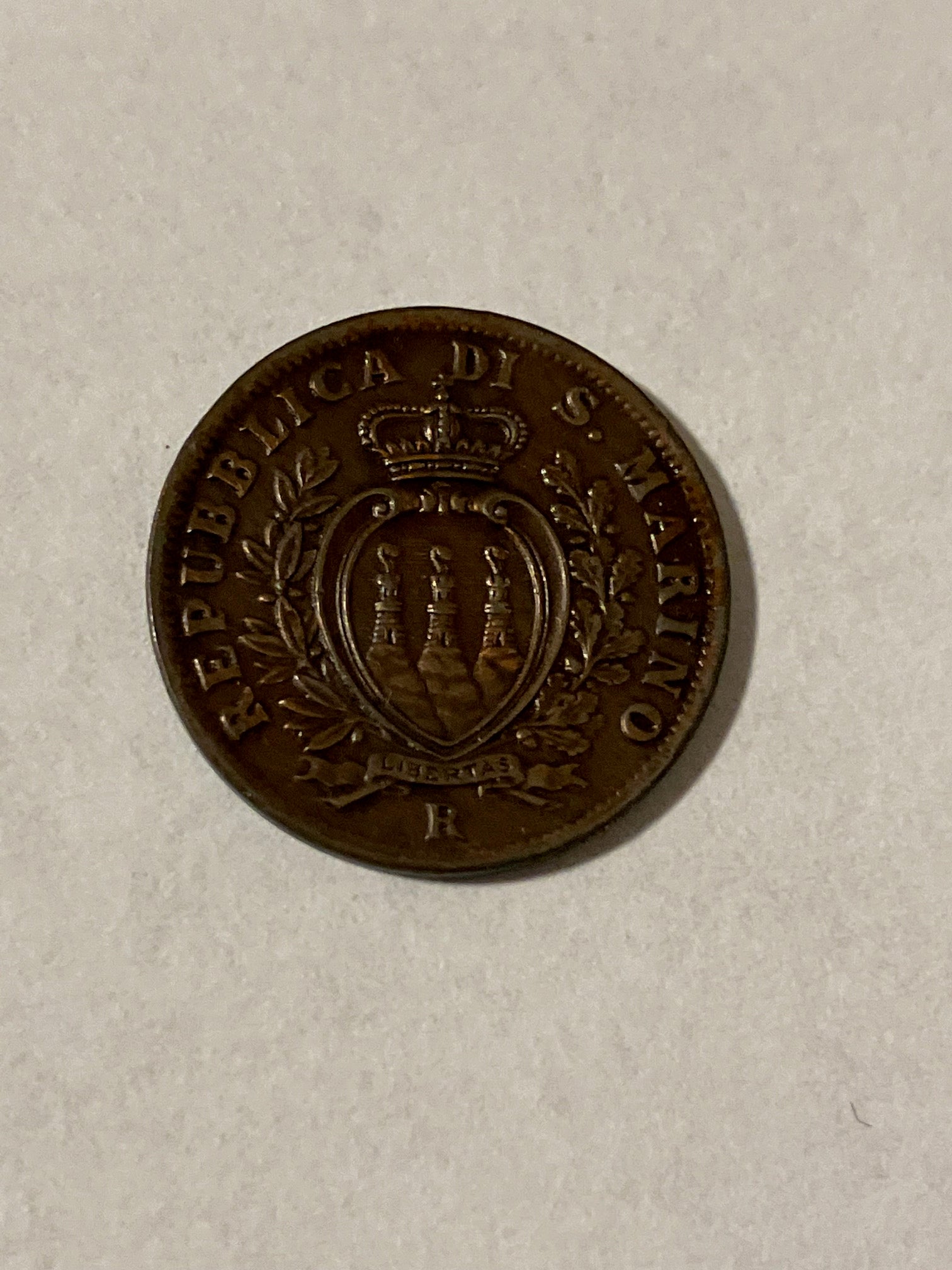 5 Centesimi 1935 San Marino