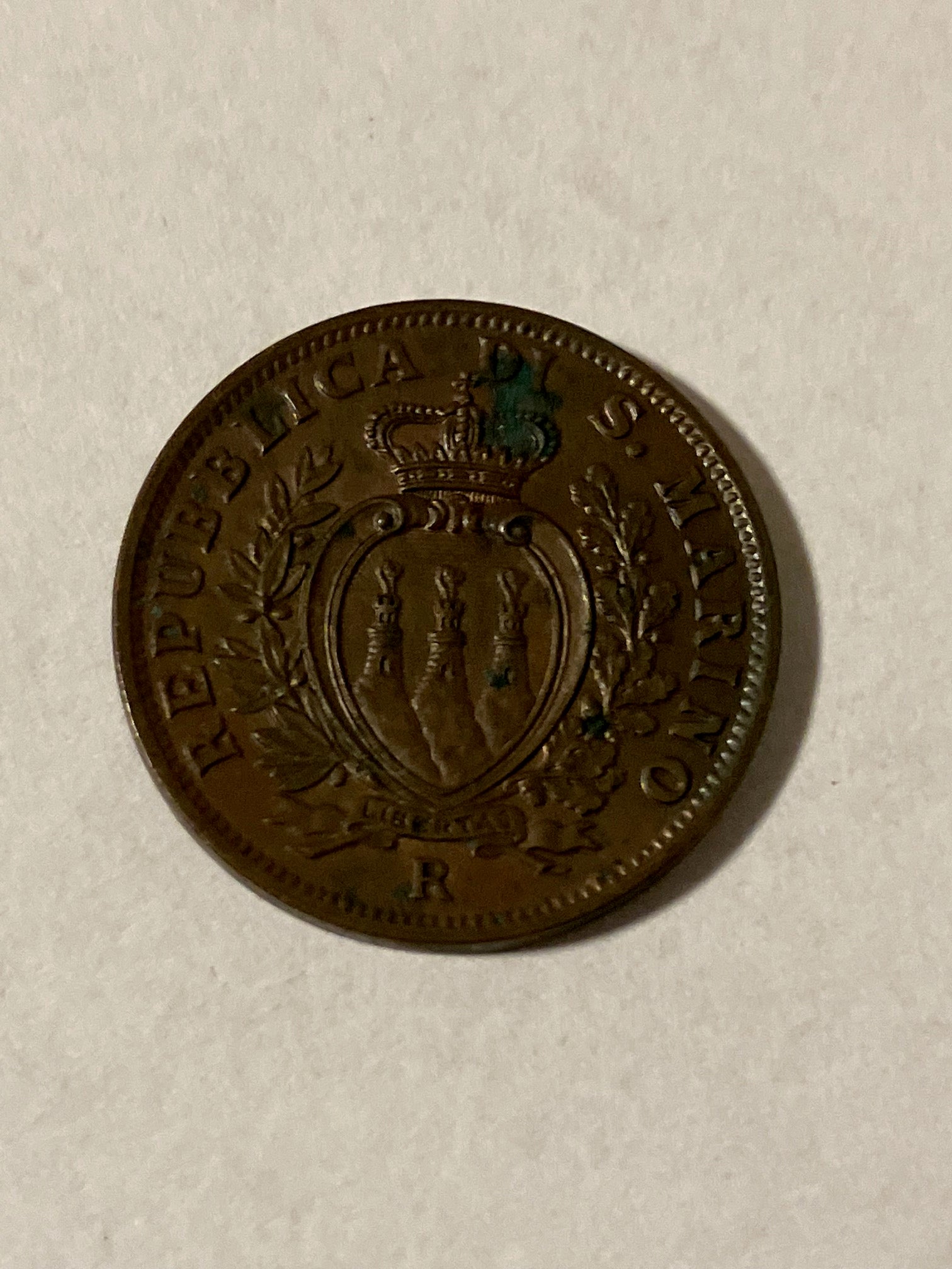 10 Centesimi 1937 San Marino