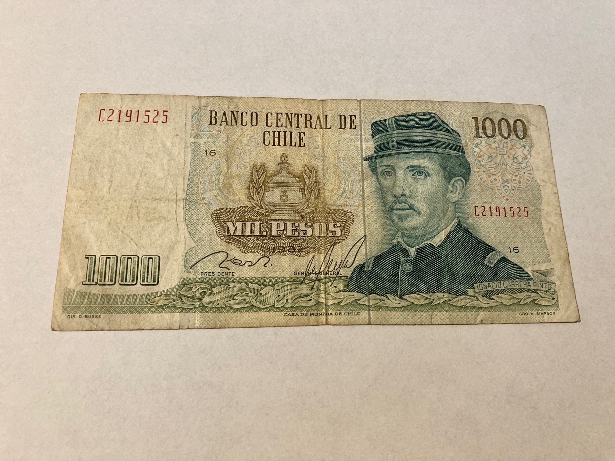 1000 Mil Pesos Chile