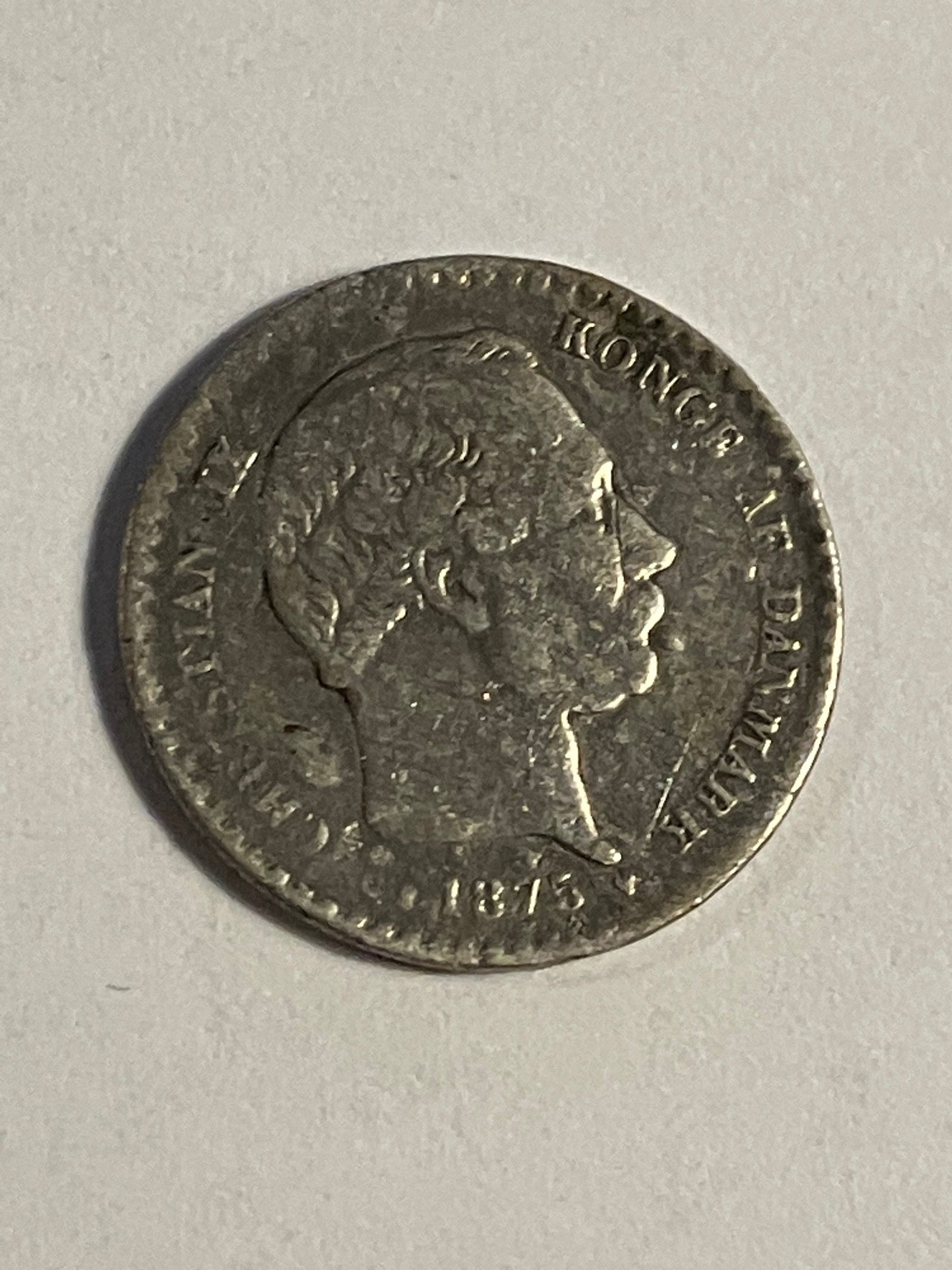 10 øre 1875 Danmark