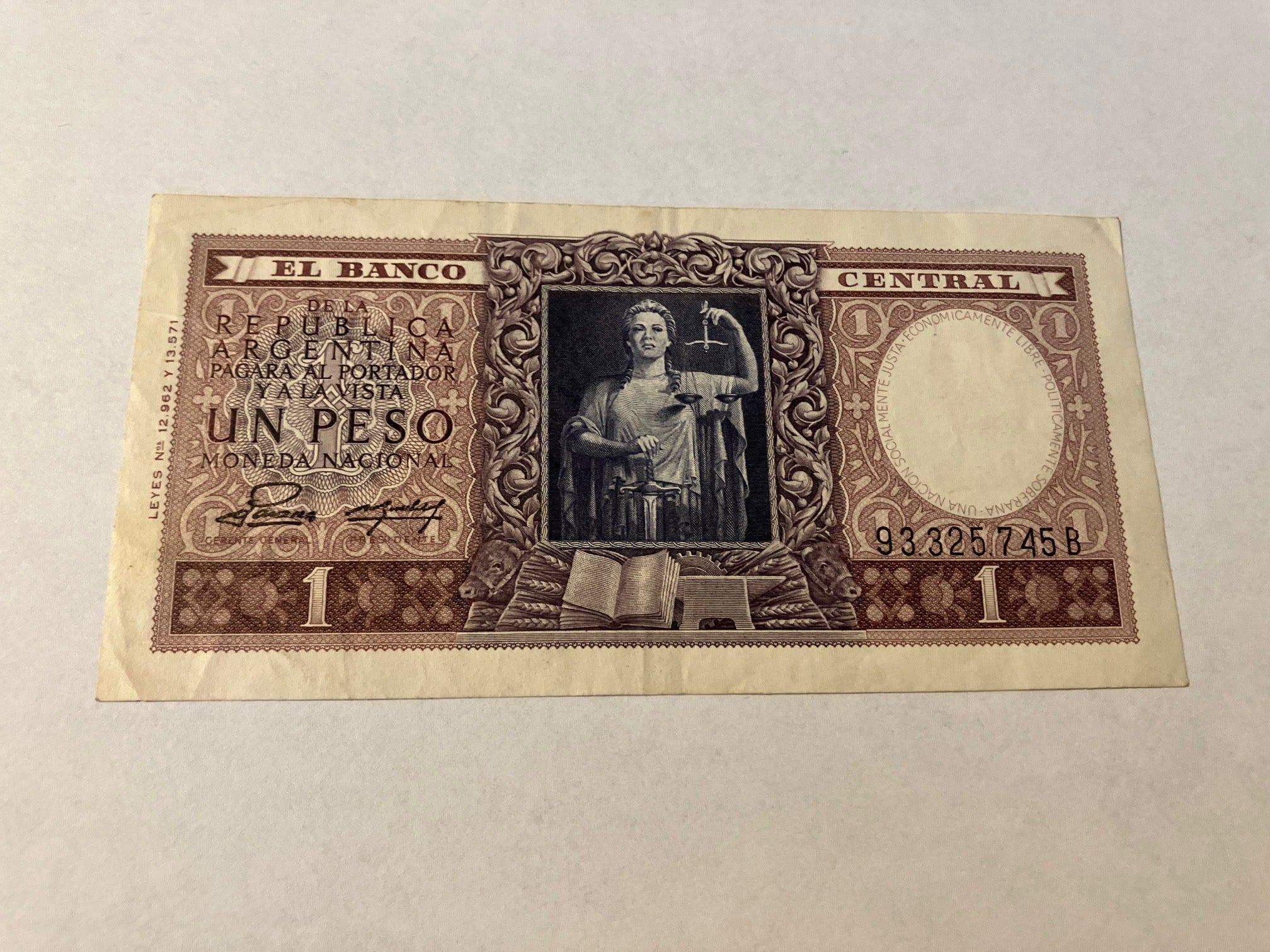 1 Peso Argentina