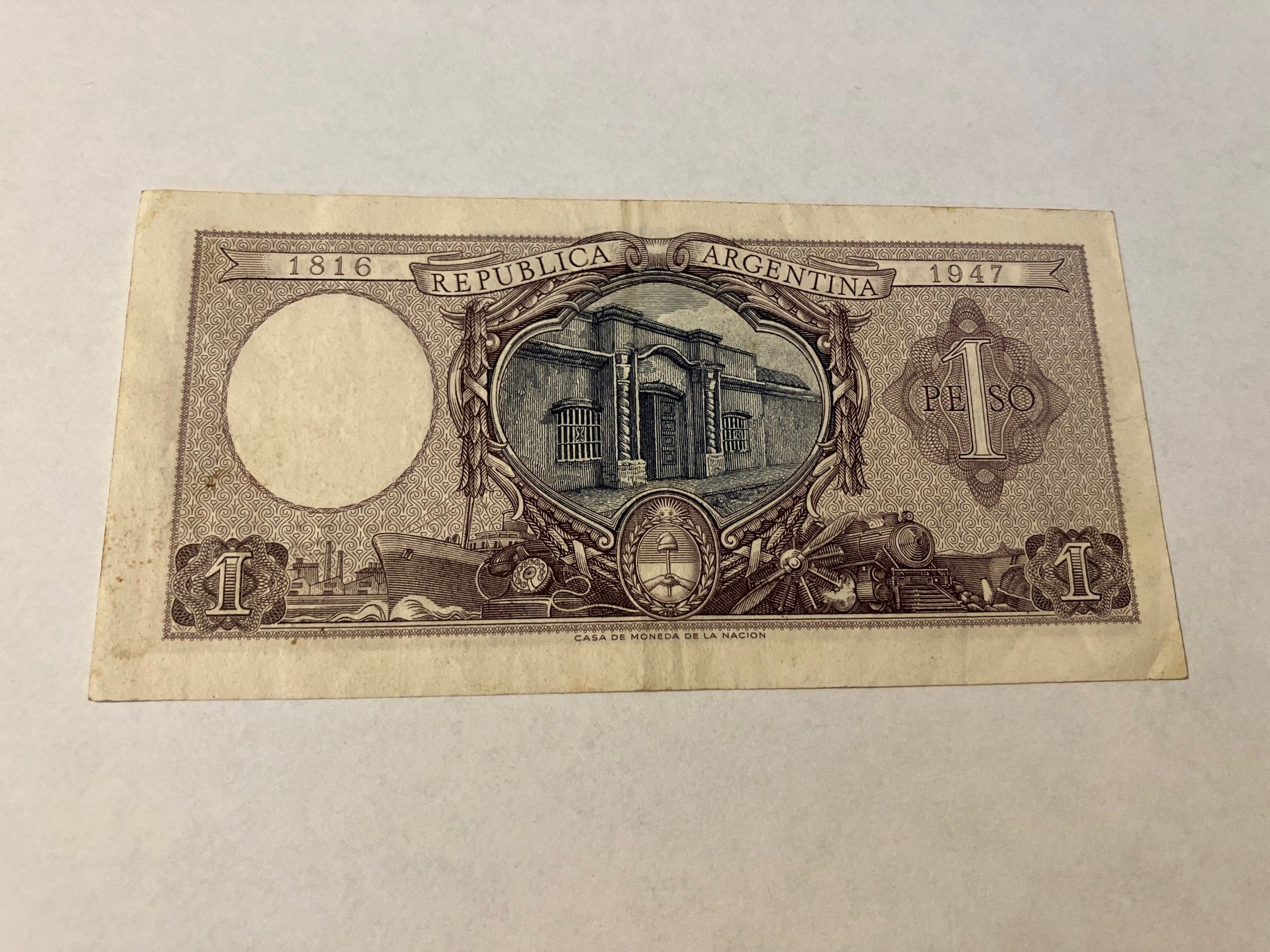 1 Peso Argentina