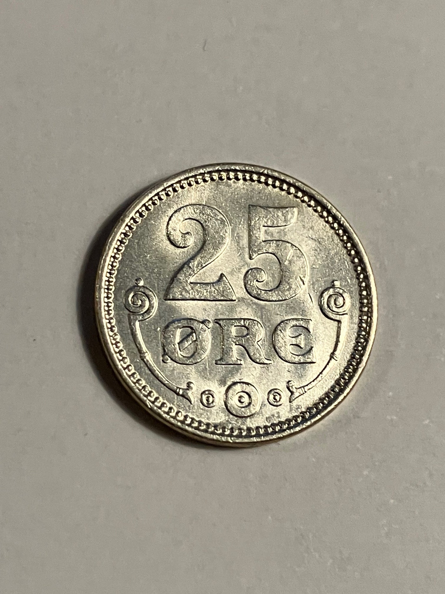 25 øre 1919 Danmark