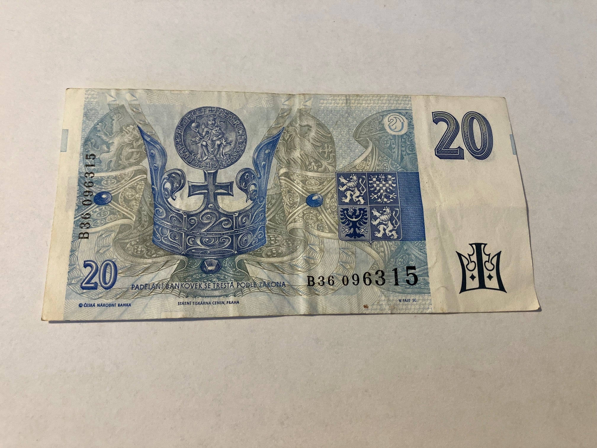20 Korun Czech Republic 1994