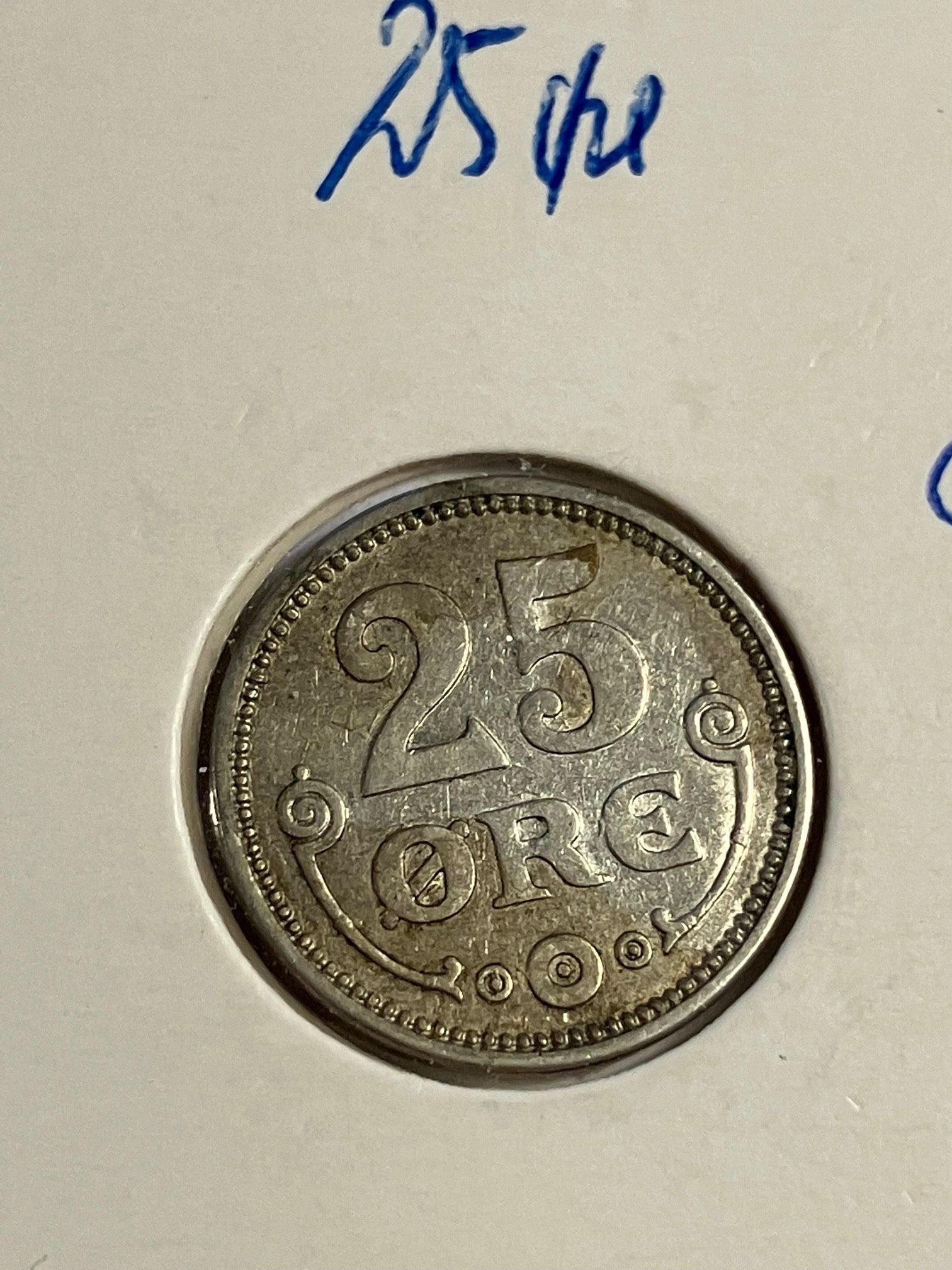 25 øre 1915 Danmark