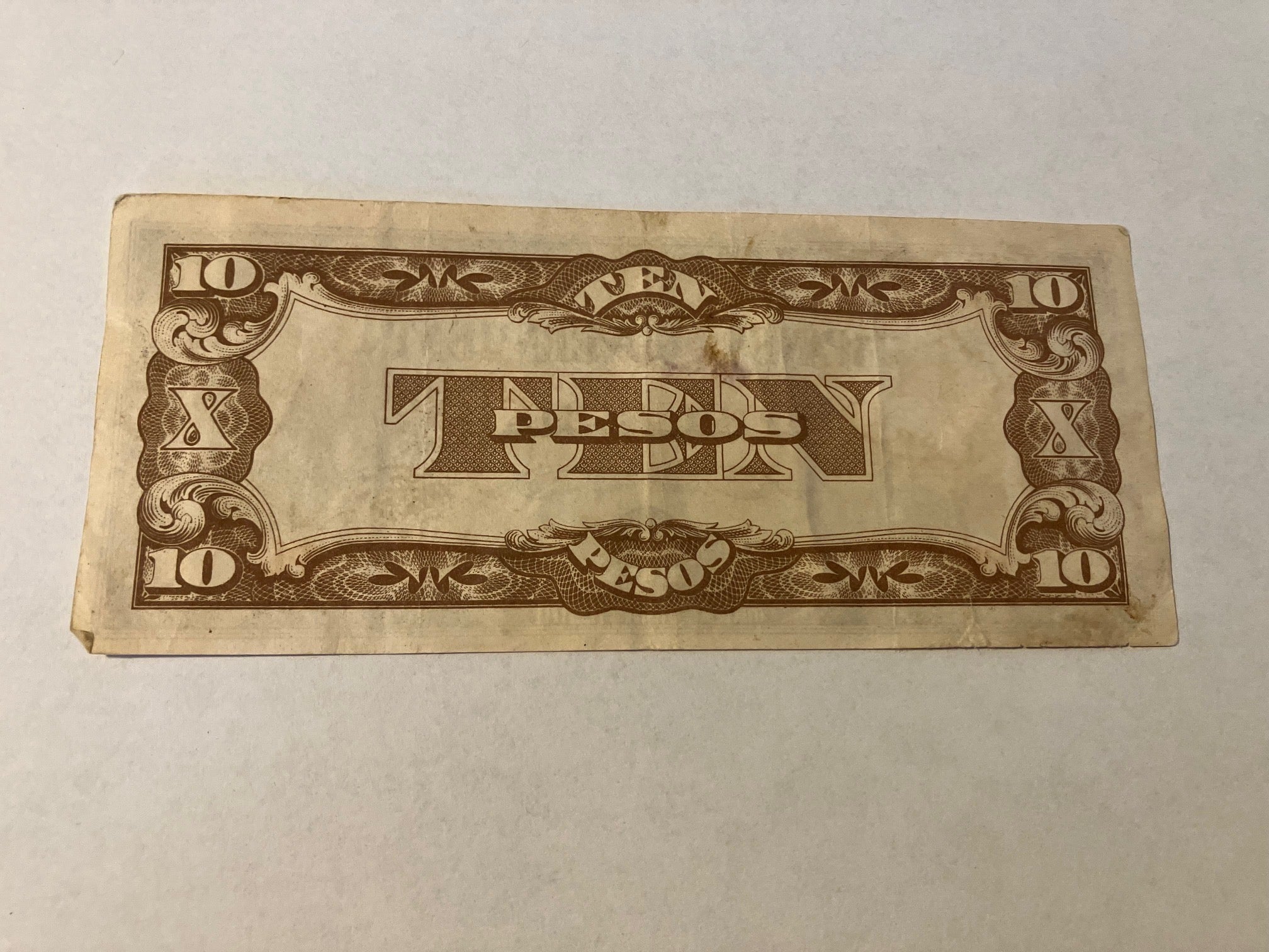 10 Pesos The Japanese Government