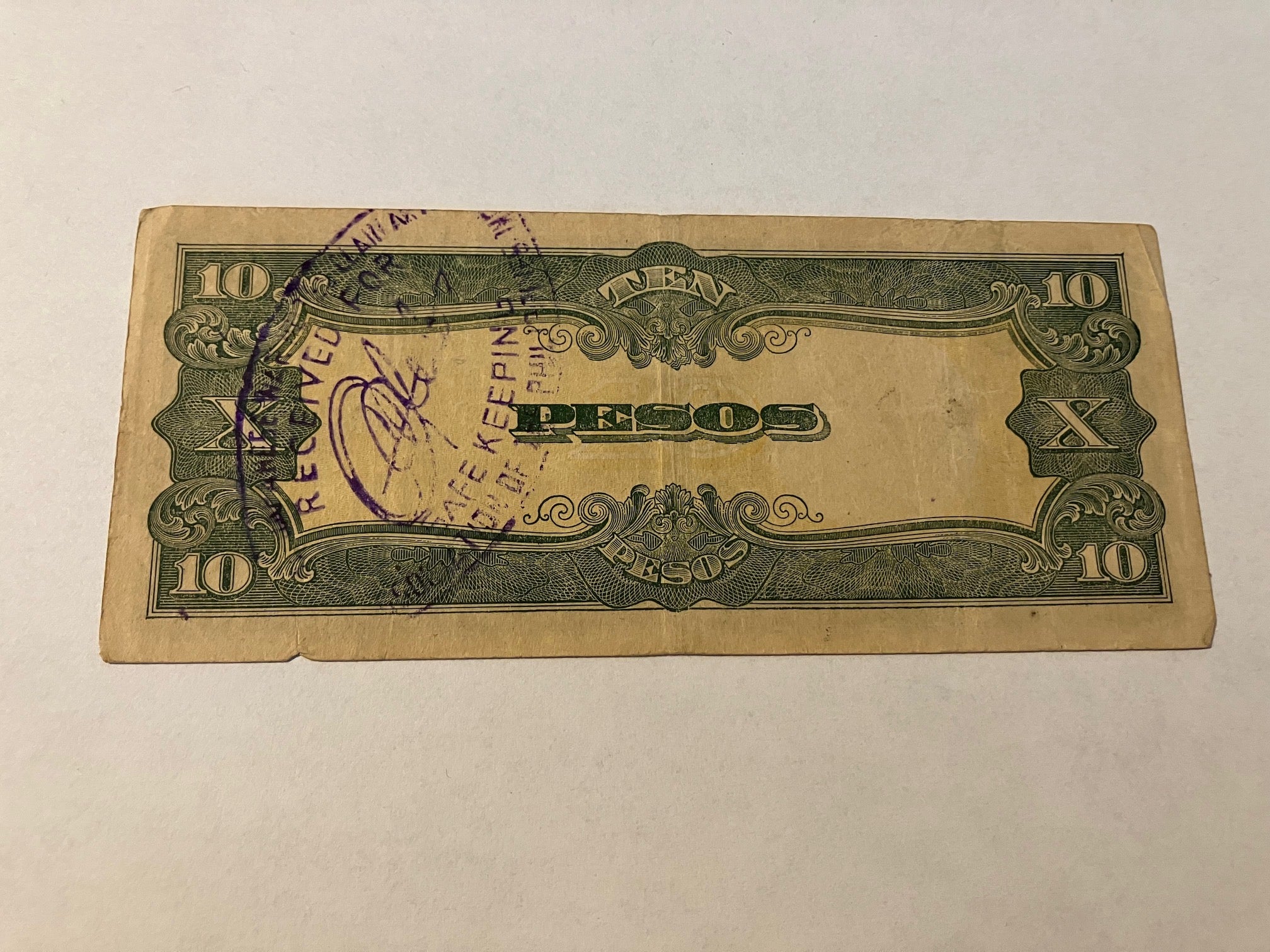 10 Pesos The Japanese Government