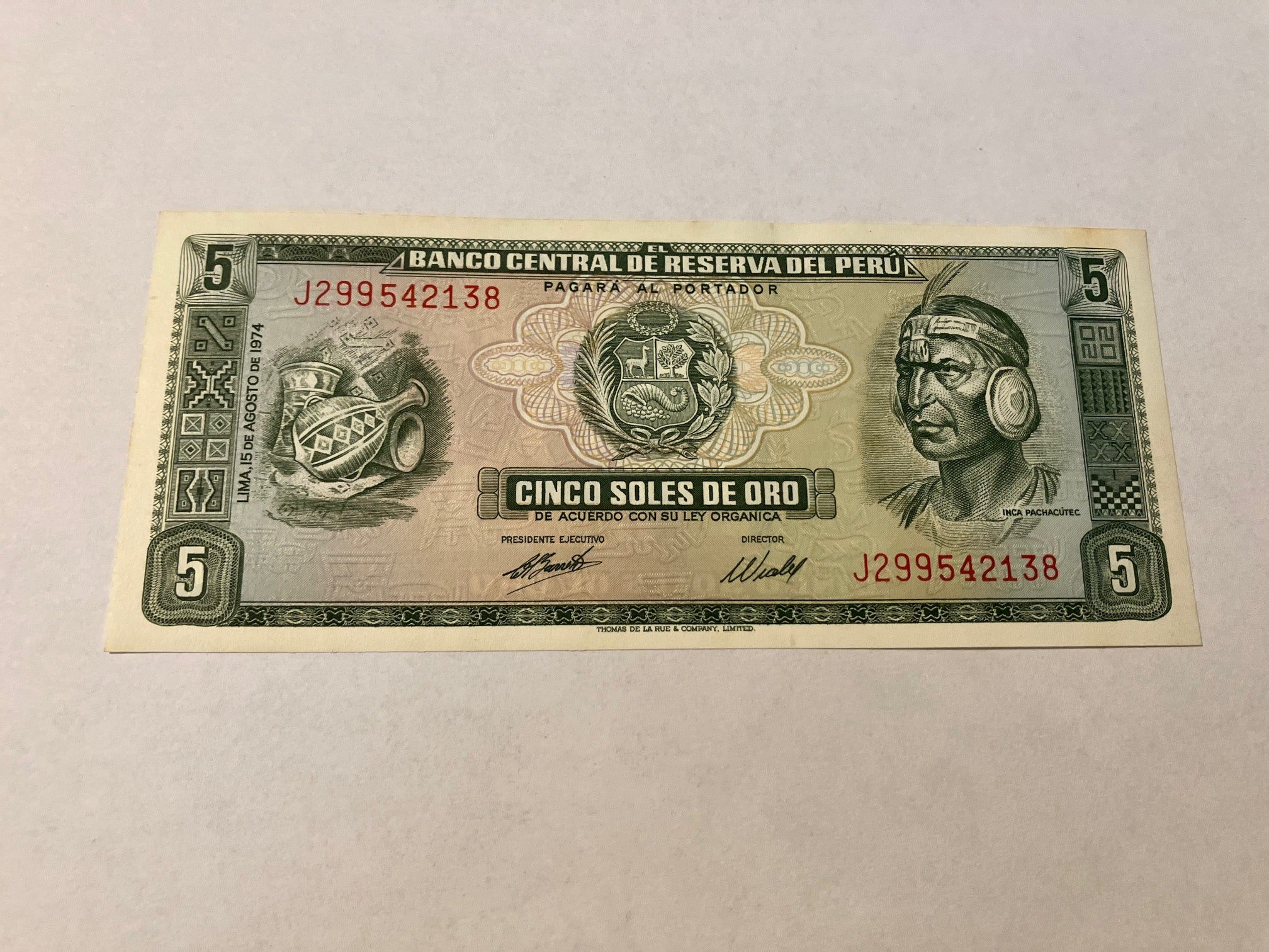5 Soles De Oro Peru