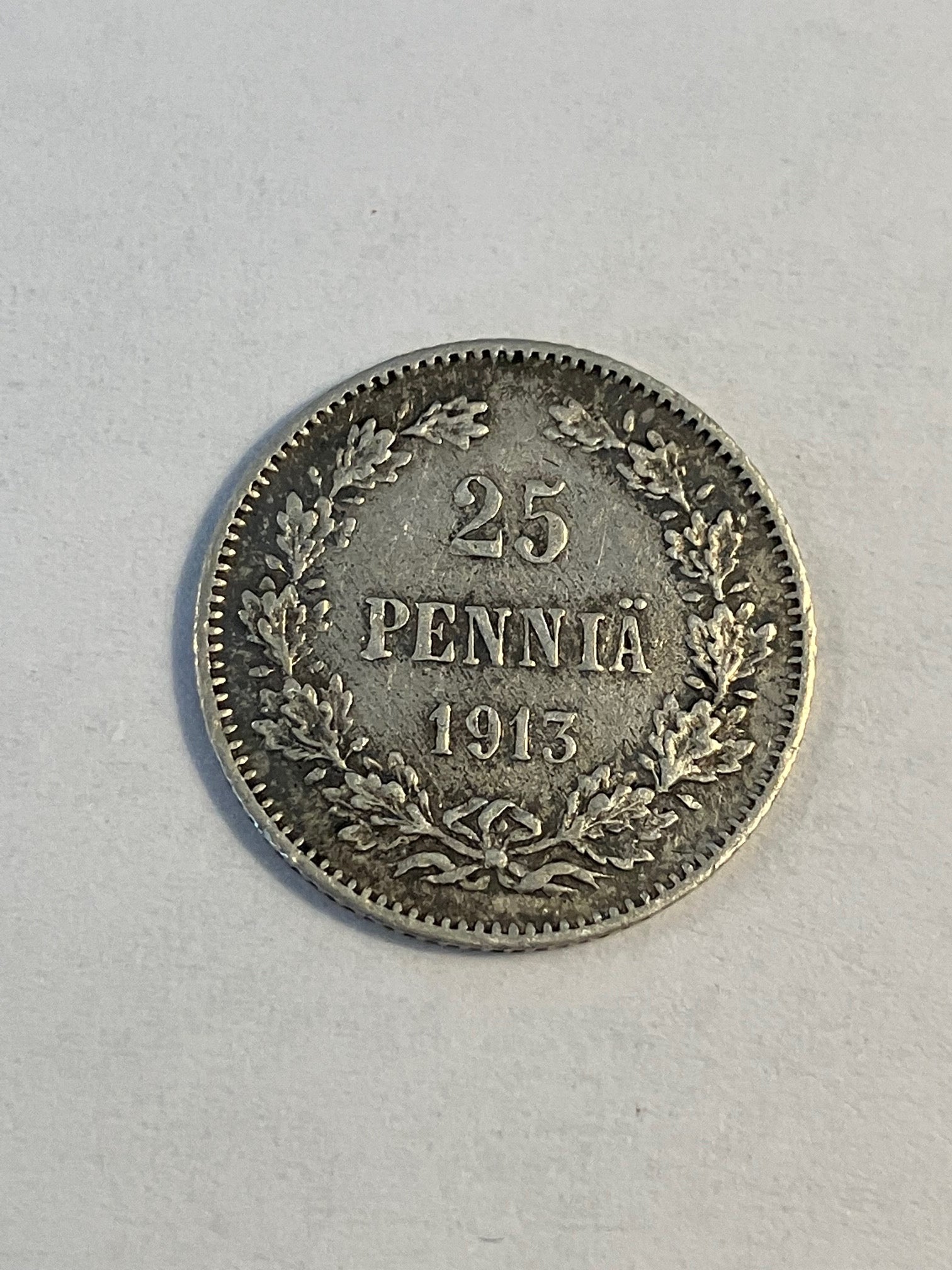 25 pennia 1913 Finland