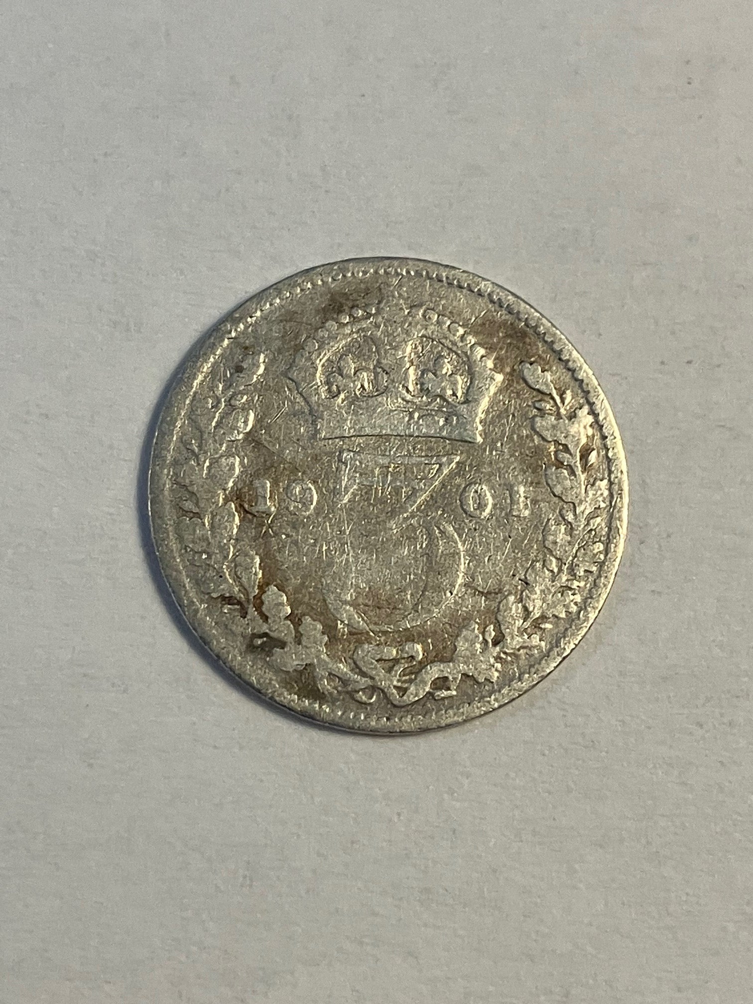 Three Pence 1901 England