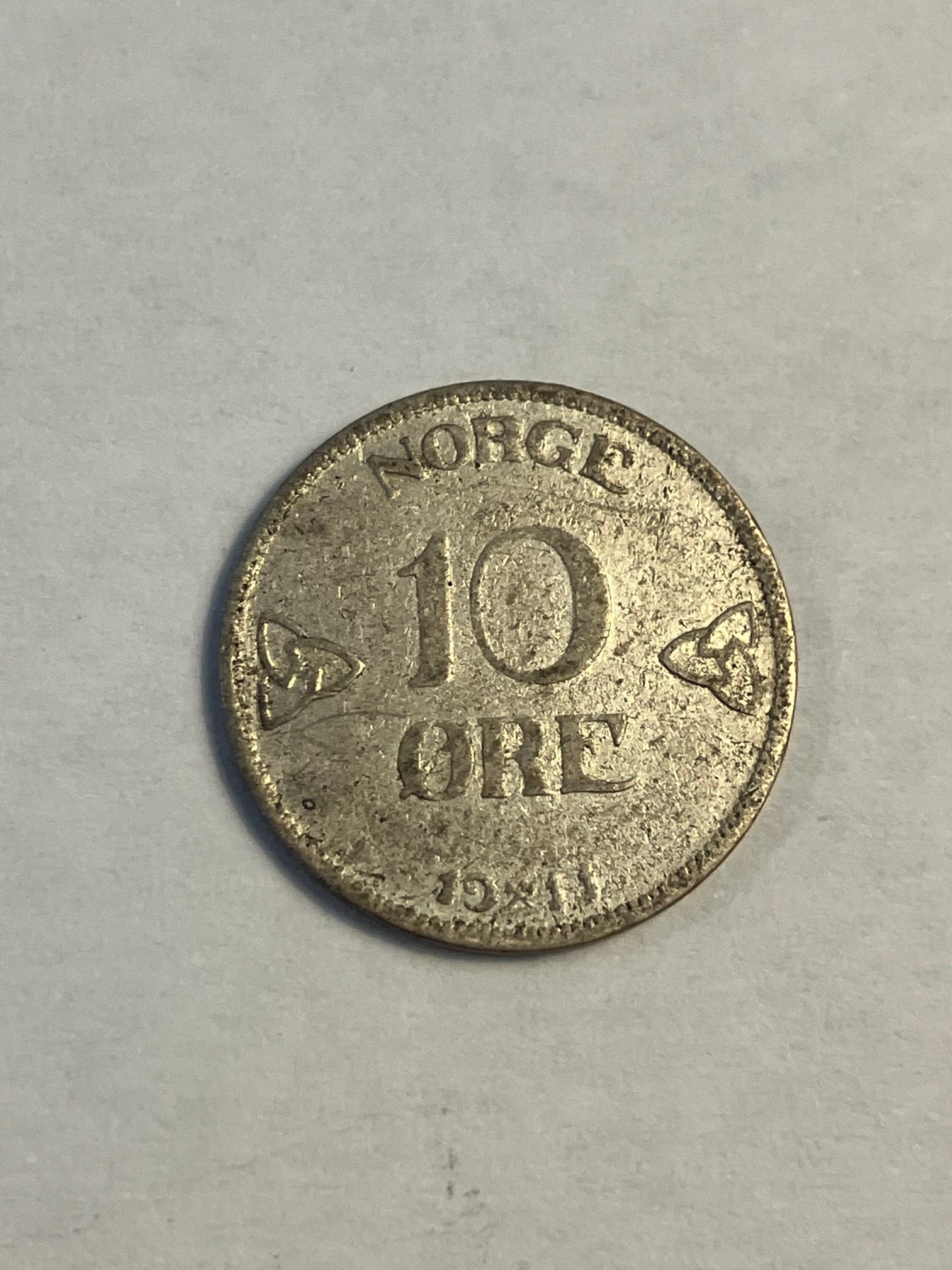 10 øre Norge 1911