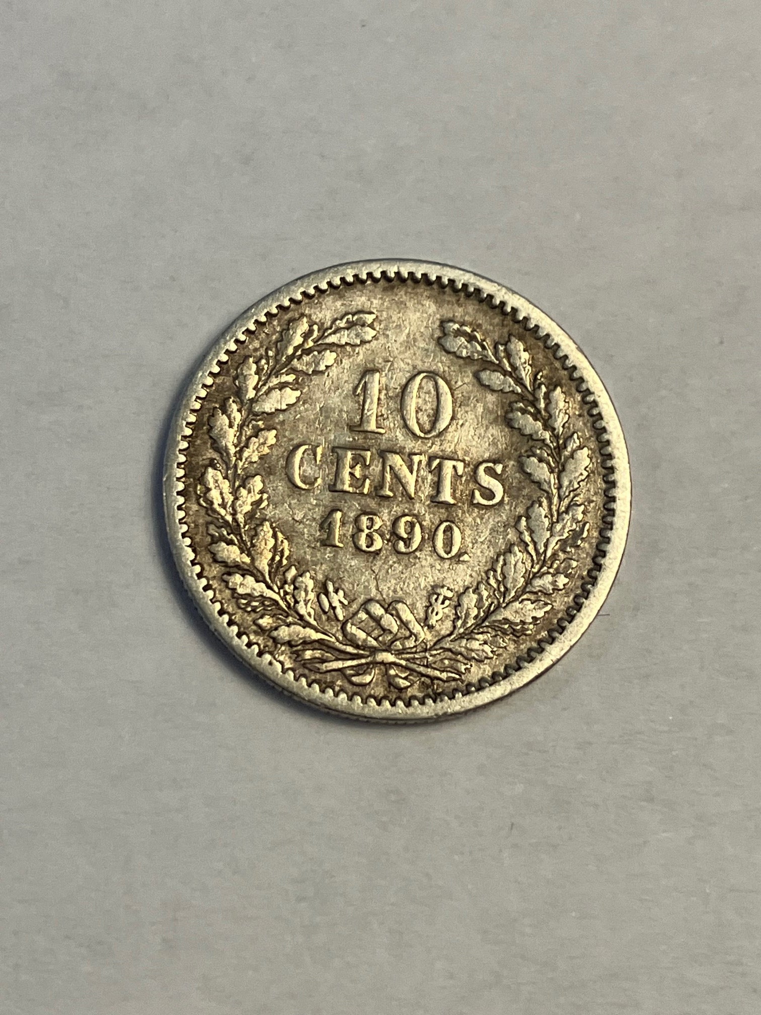 10 Cents 1890 Netherlands