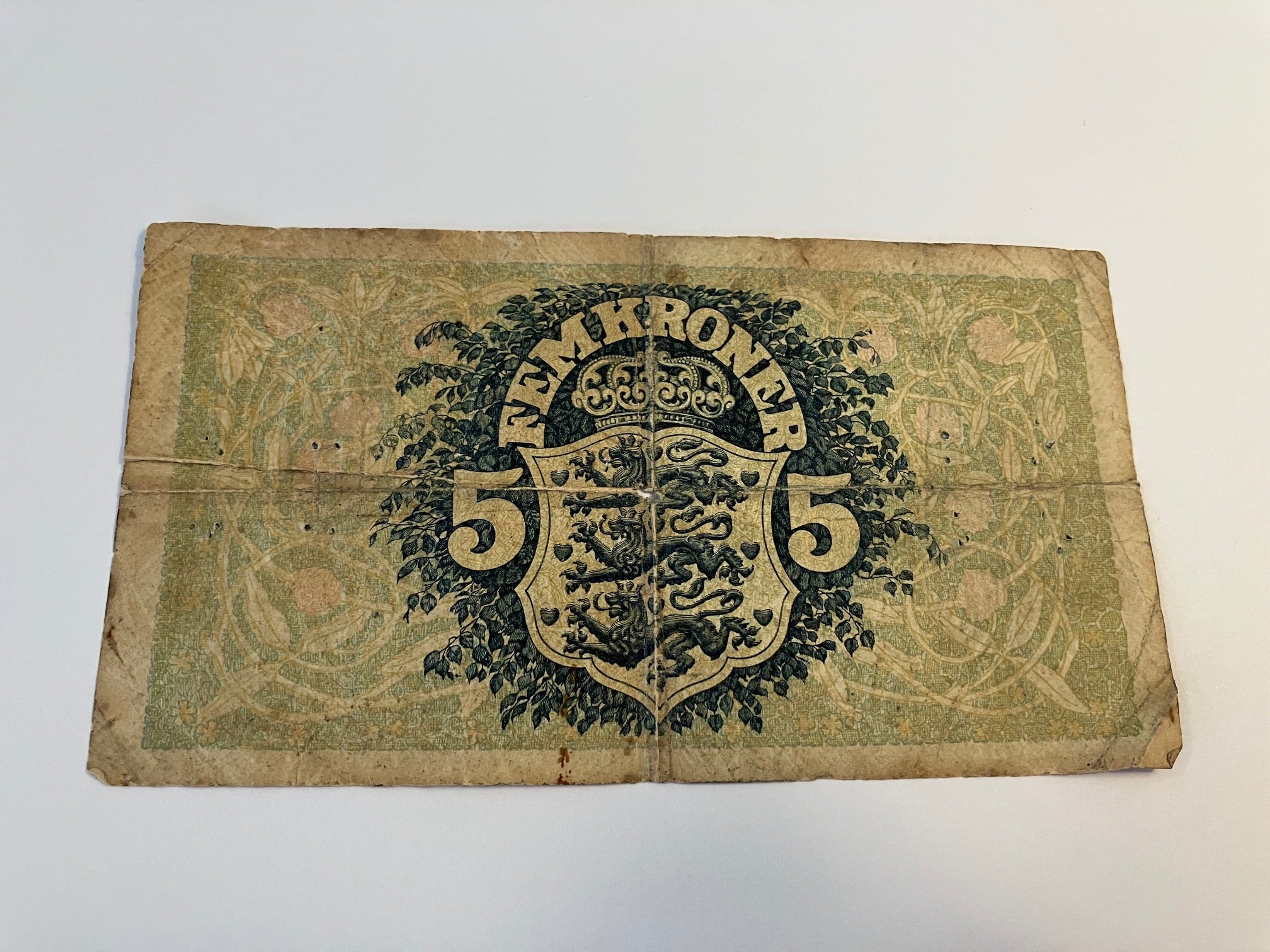 5 Kroner Danmark 1940