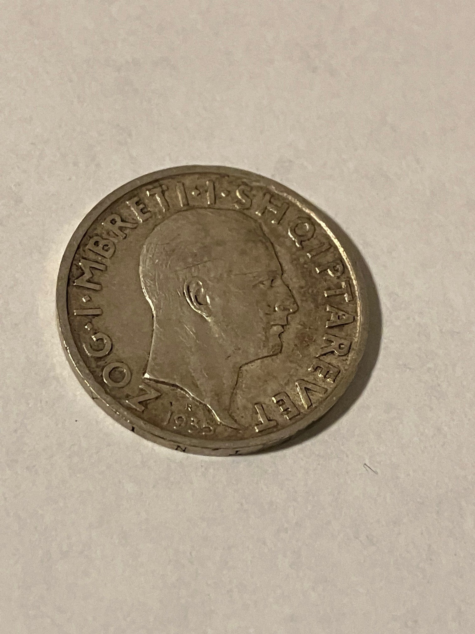 1 Frang Ar Albania 1935