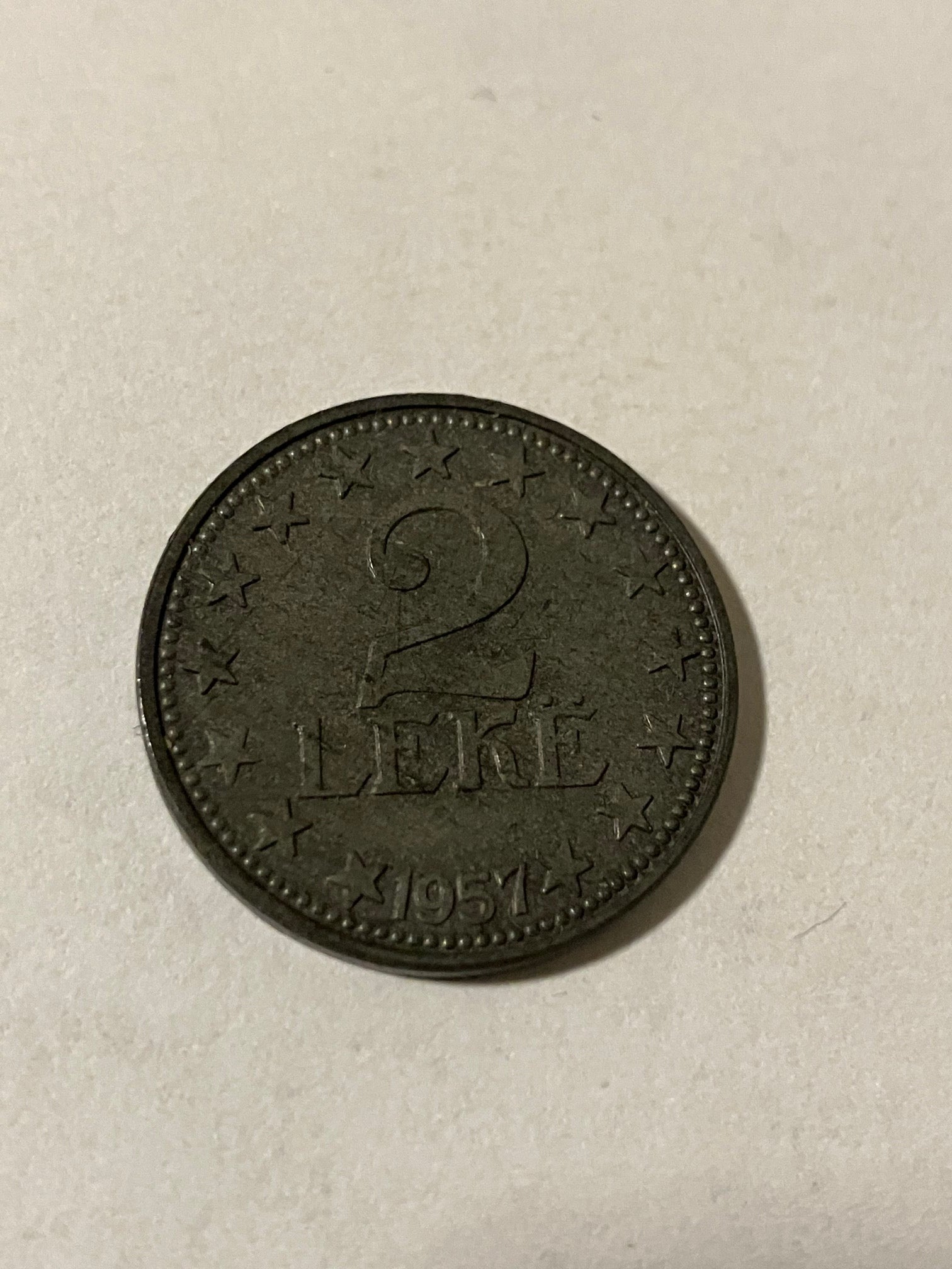 2 Leke Albania 1957