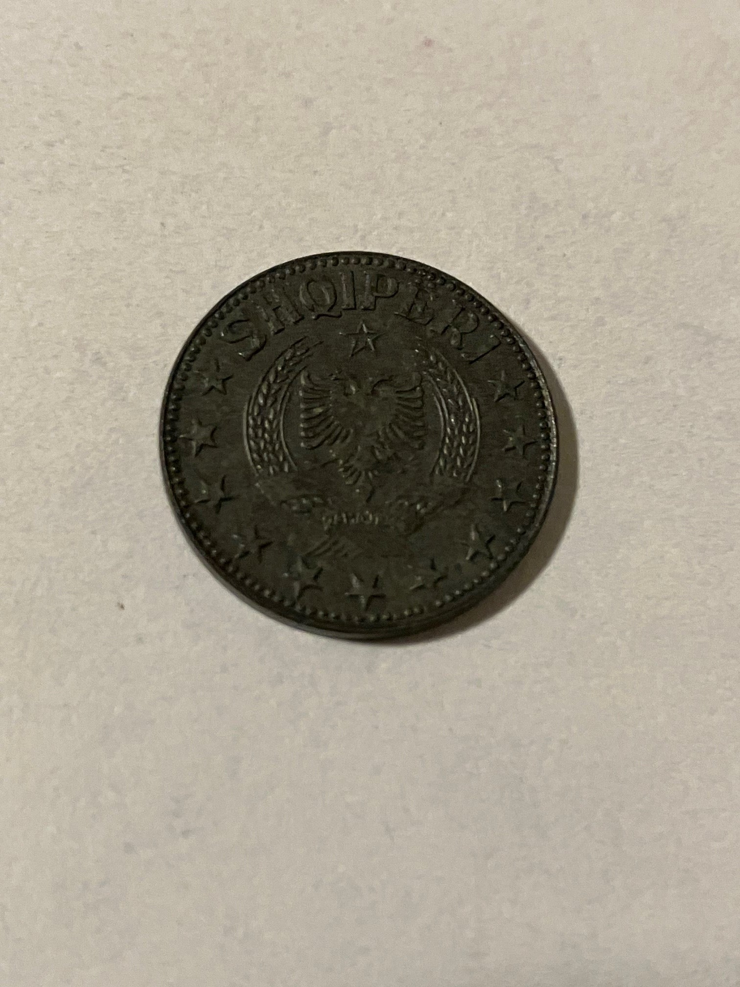 1/2 Leku Albania 1957