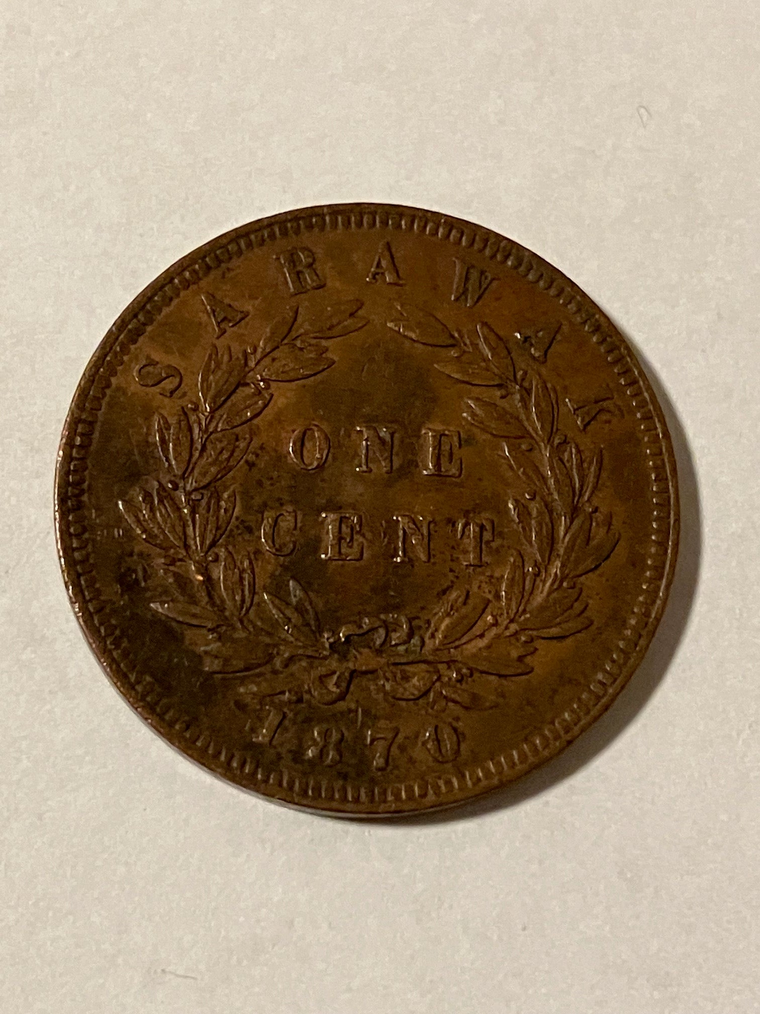One Cent 1870 Sarawak