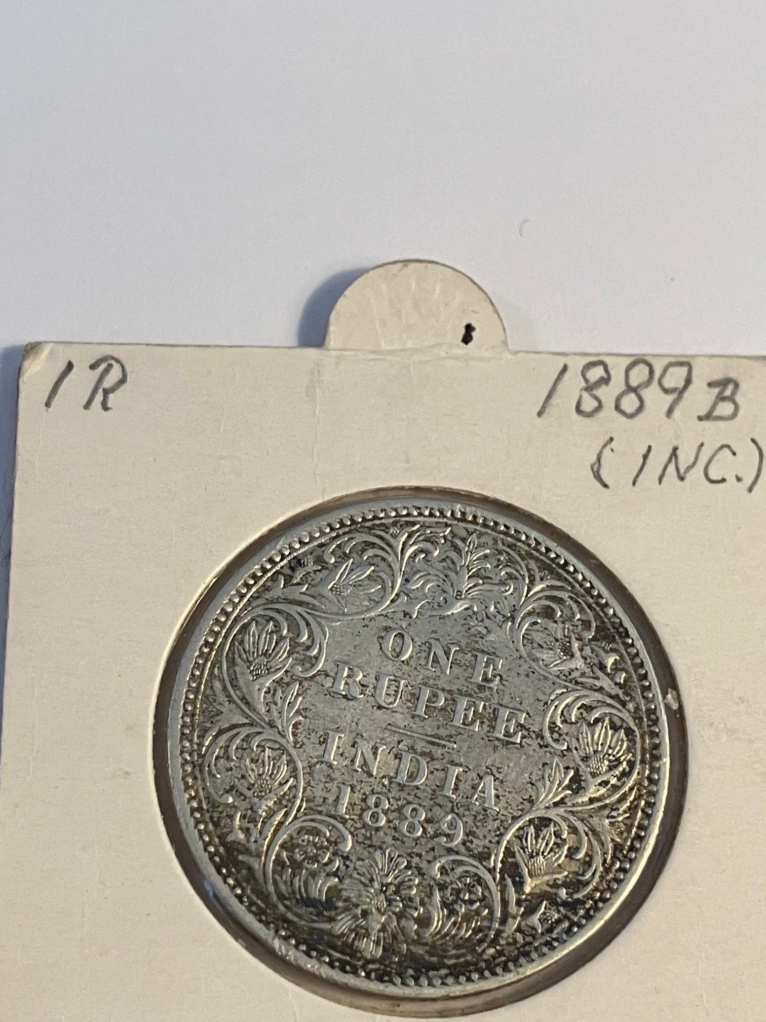 One Rupee India 1889