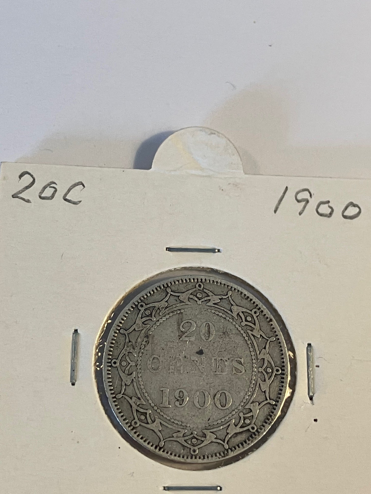 20 Cents 1900 Newfoundland