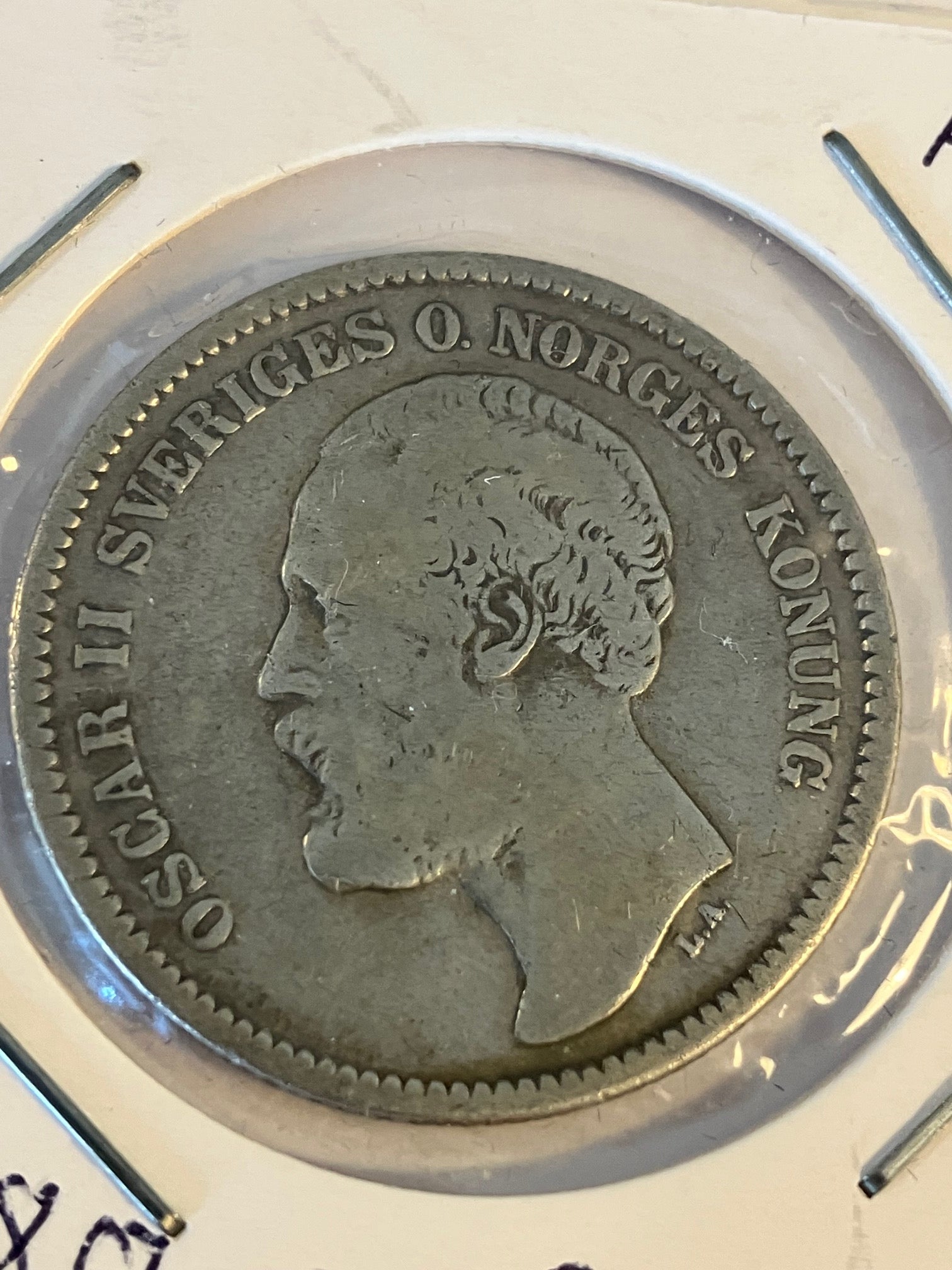 2 Kronor Sweden 1880