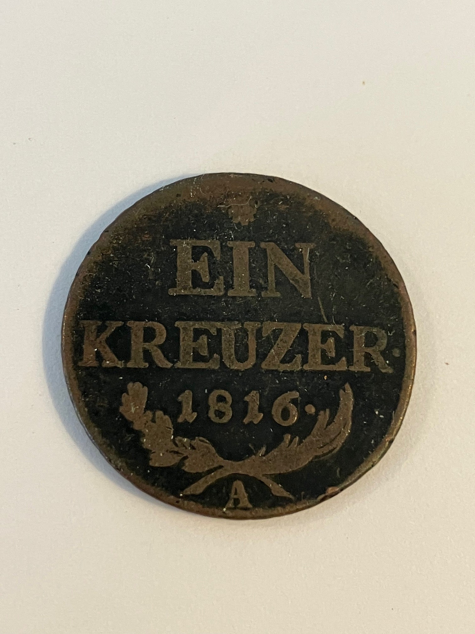 Ein Kreuzer 1816 Austria