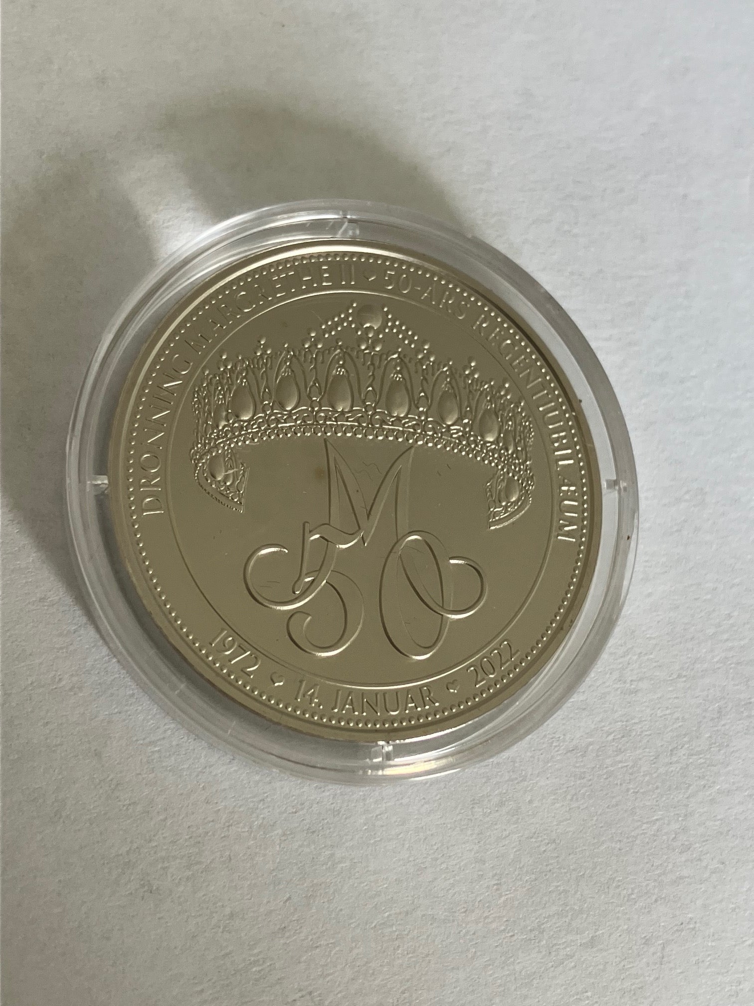 Dronning Margrethes 50-års Regentjubilæum Medalje