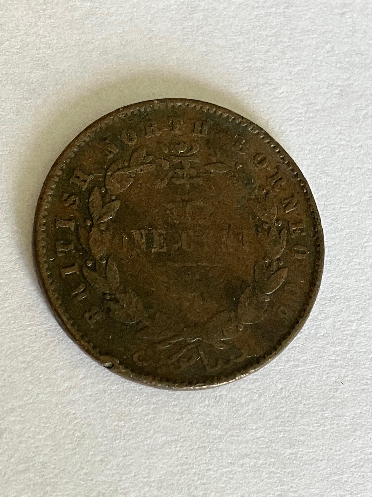 One Cent British North Borneo 1907