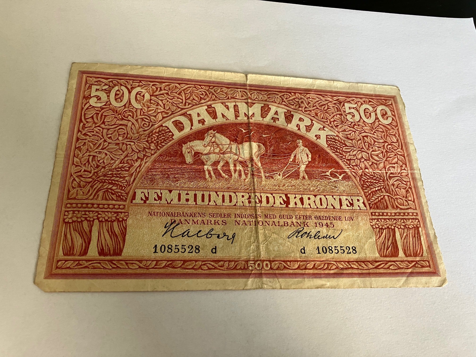 500 Kroner 1945 D