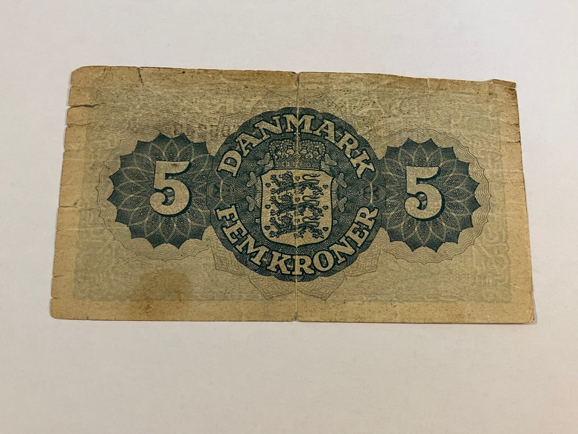 5 Kroner 1948 Danmark - Slidt
