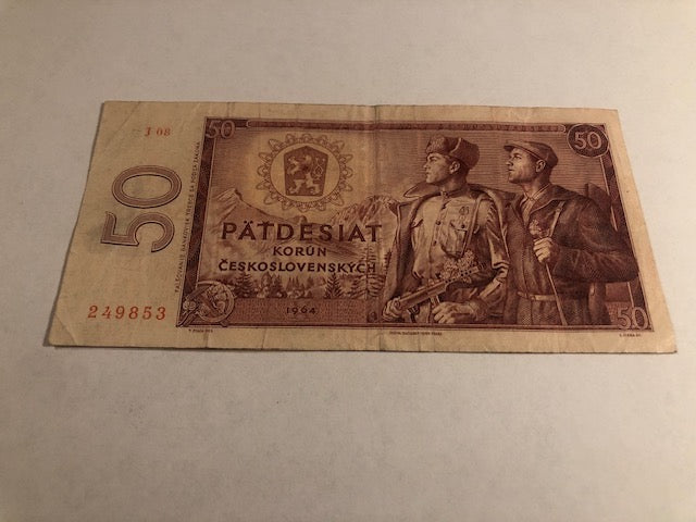 50 Korun Czechoslovakia 1964