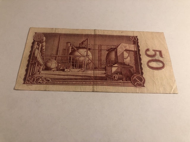 50 Korun Czechoslovakia 1964