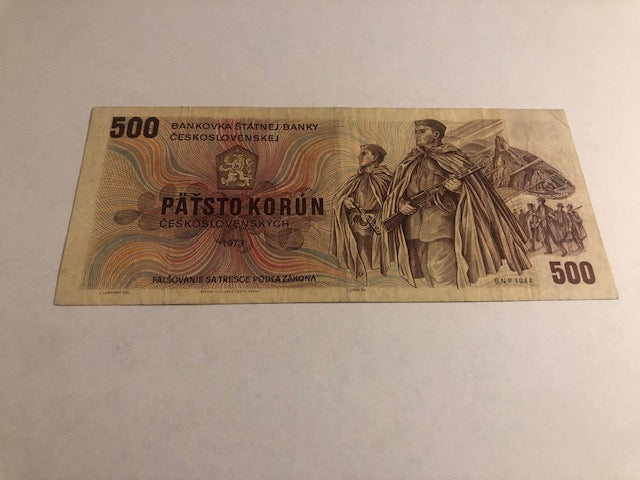 500 Korun Czechoslovakia 1973