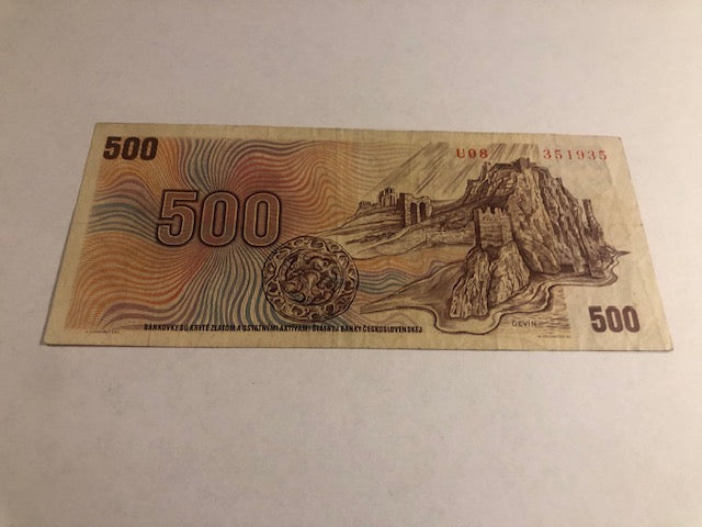 500 Korun Czechoslovakia 1973