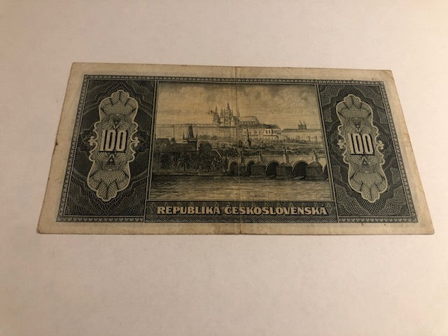 100 Korun Czechoslovakia