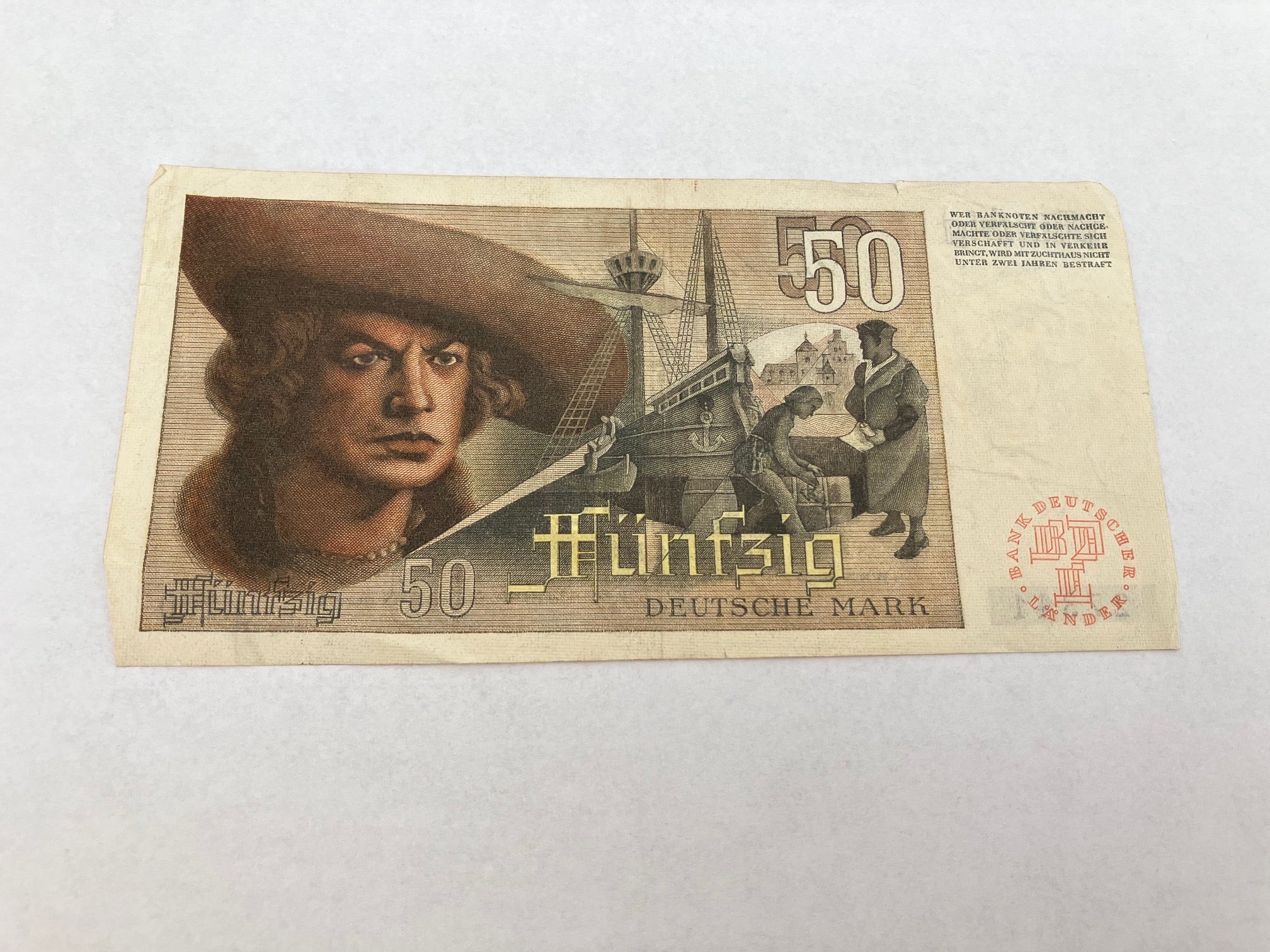 50 Deutsche Mark Germany - Slidt