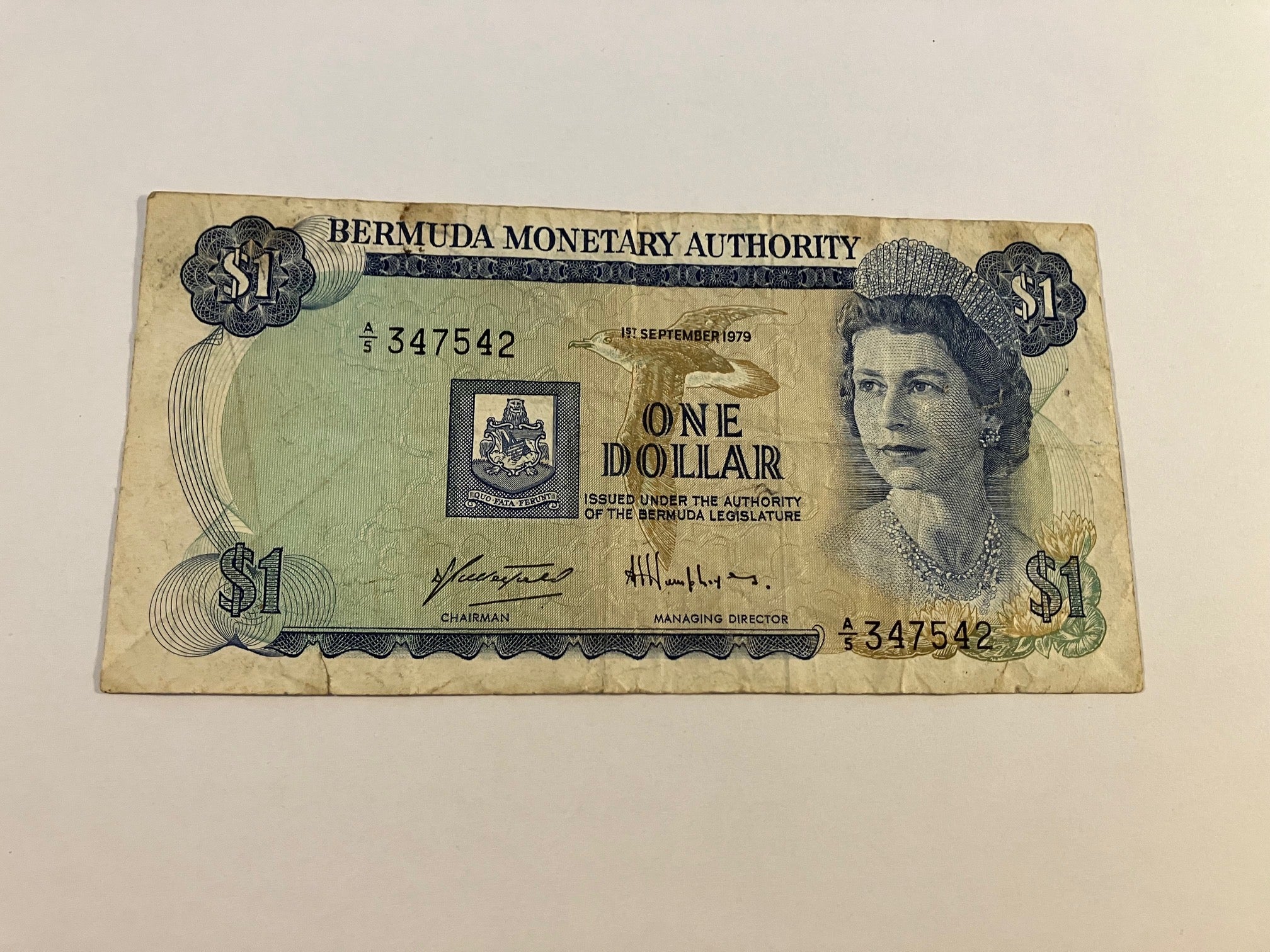 One Doller Bermuda 1979