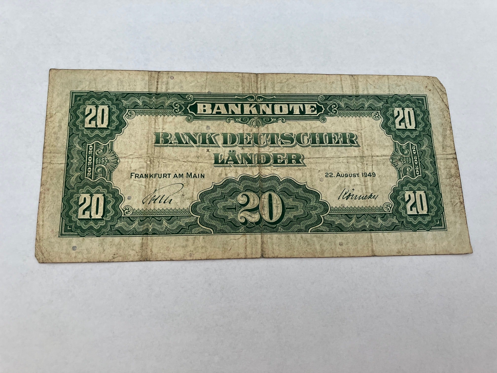 20 Deutsche Mark 1949 Germany - Rare