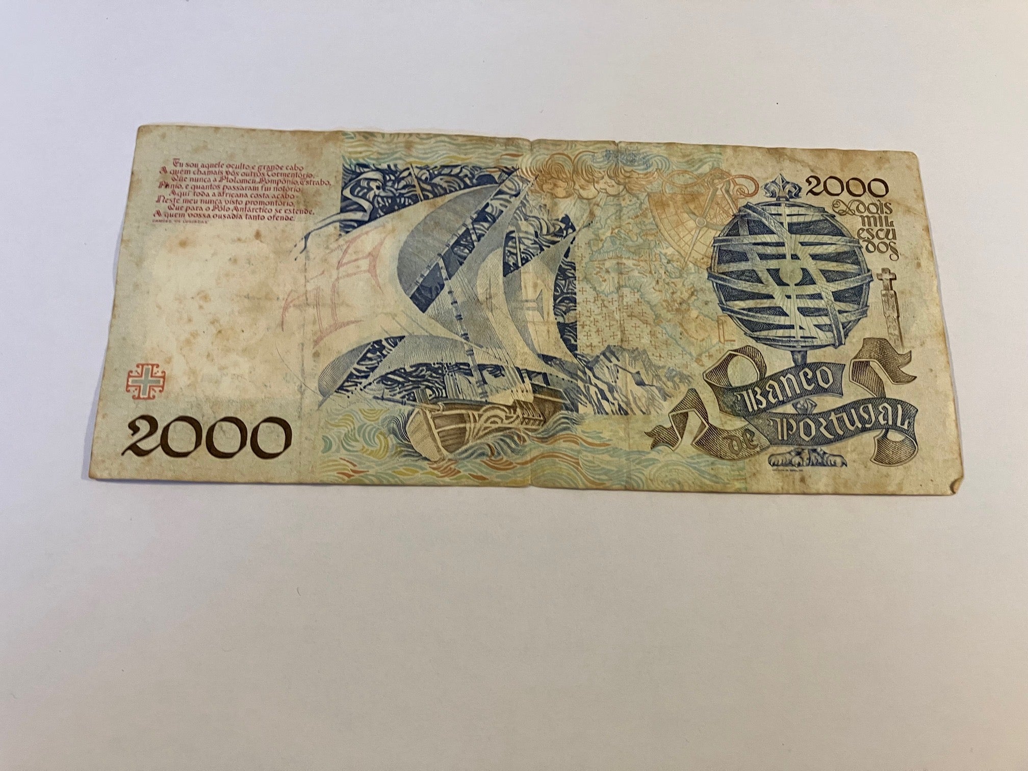 2000 Escudos Portugal 1993