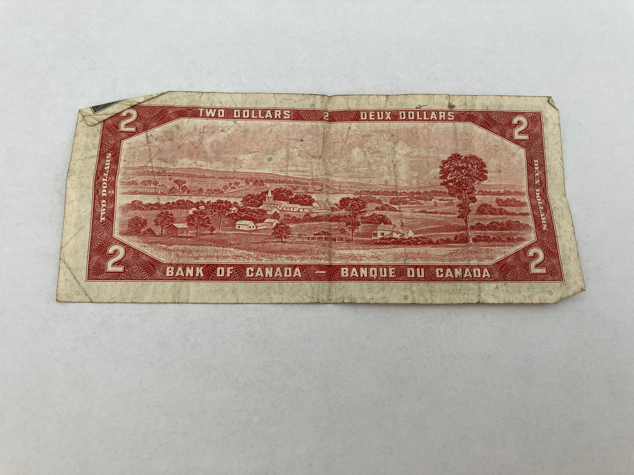 2 Dollars Canada 1954 - Bad condition