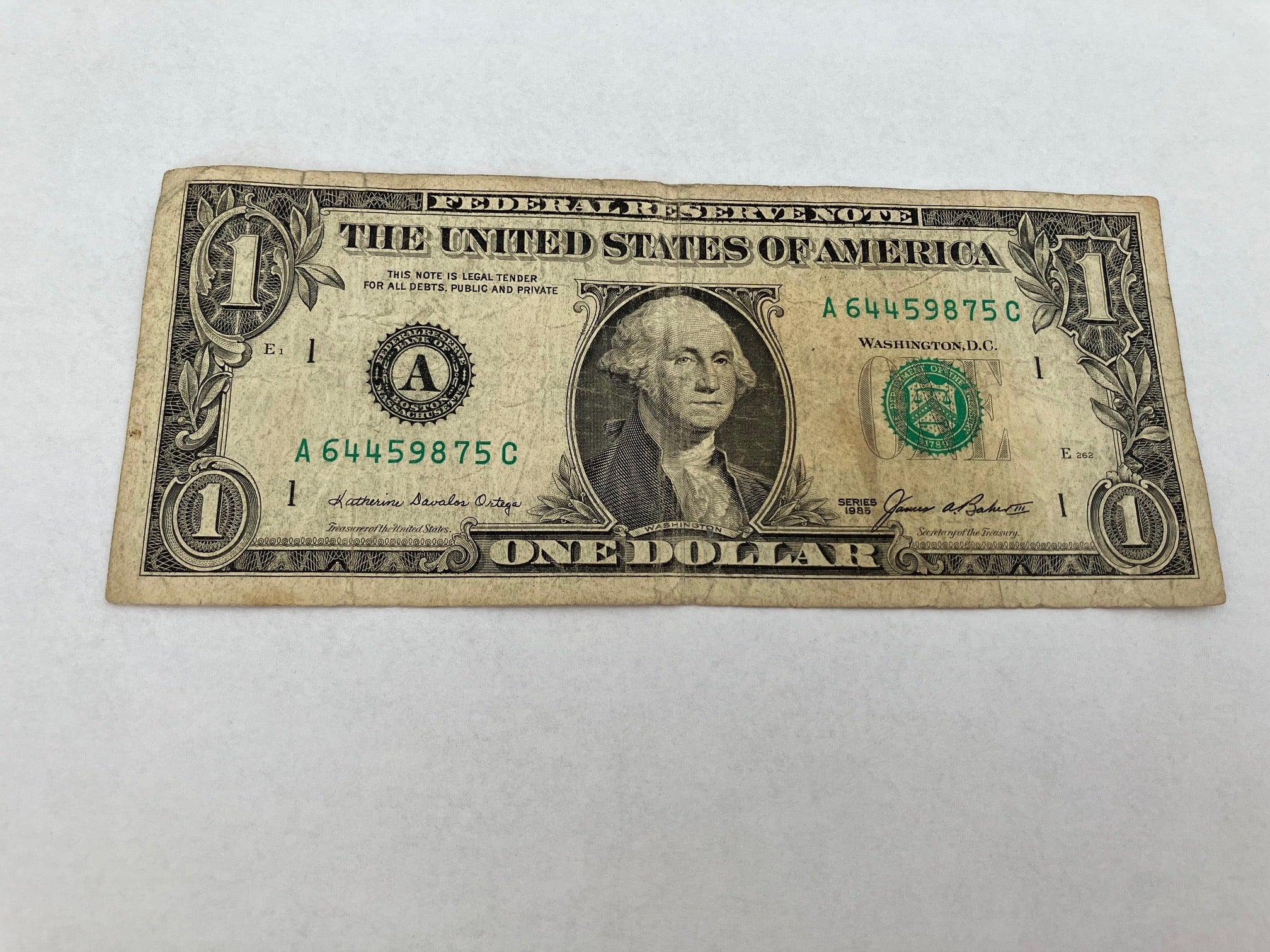 One Dollar USA 1985