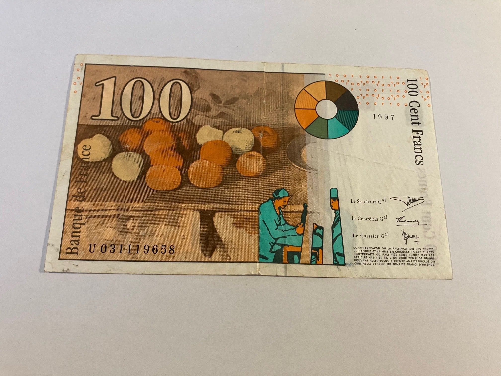 100 Cent Francs France